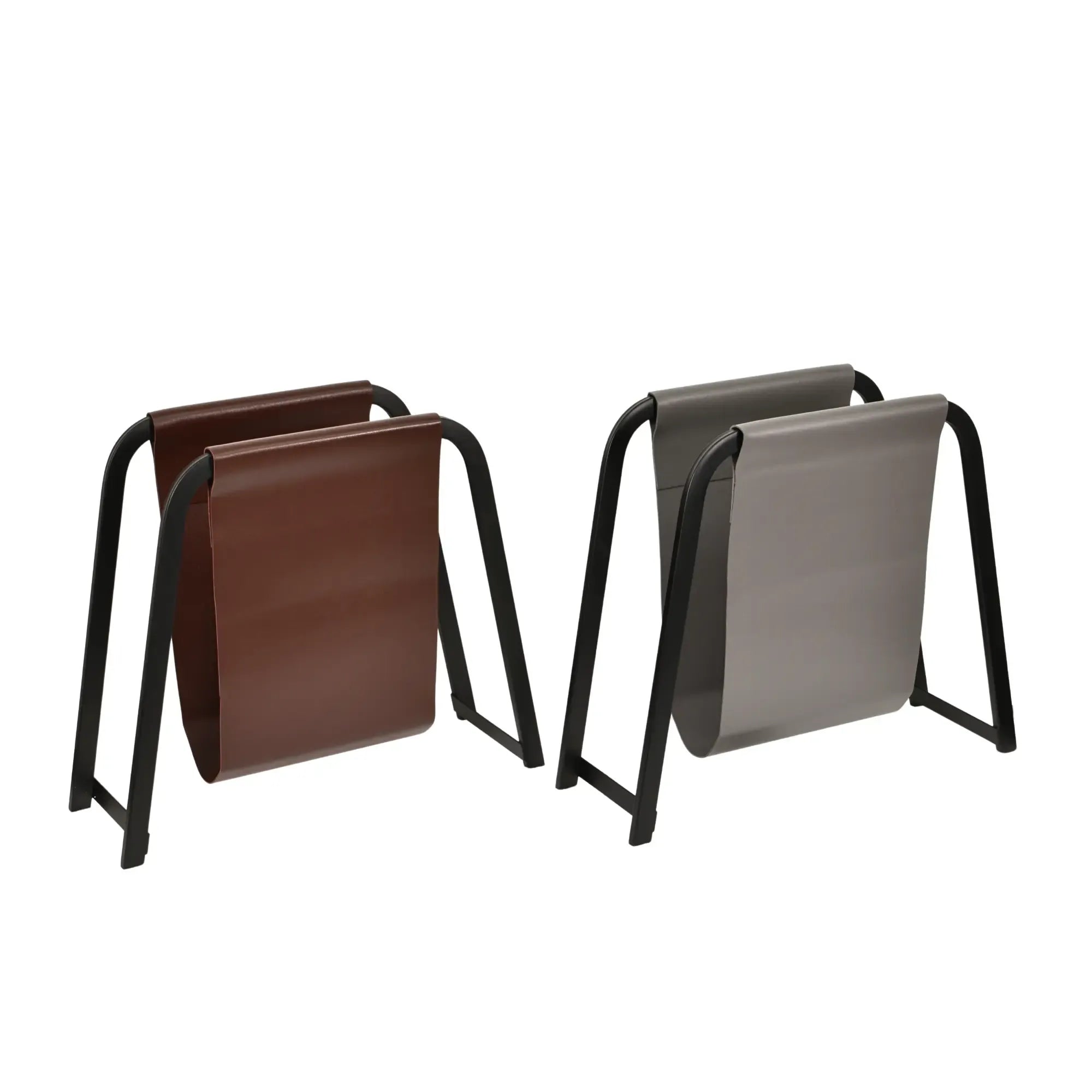 Zeitungsständer - Freistehend - Moderner Zeitschriftenhalter LireLux Grau