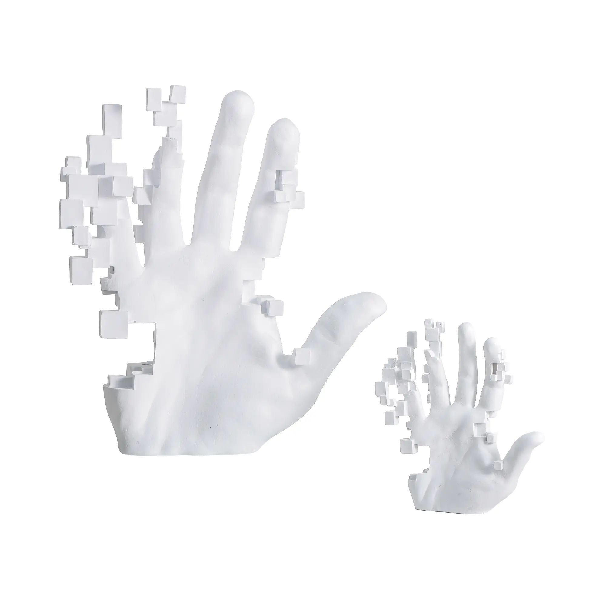 Dekohand - pixeleffekt - Deko-Objekt Dekorative 3D Hand Groß
