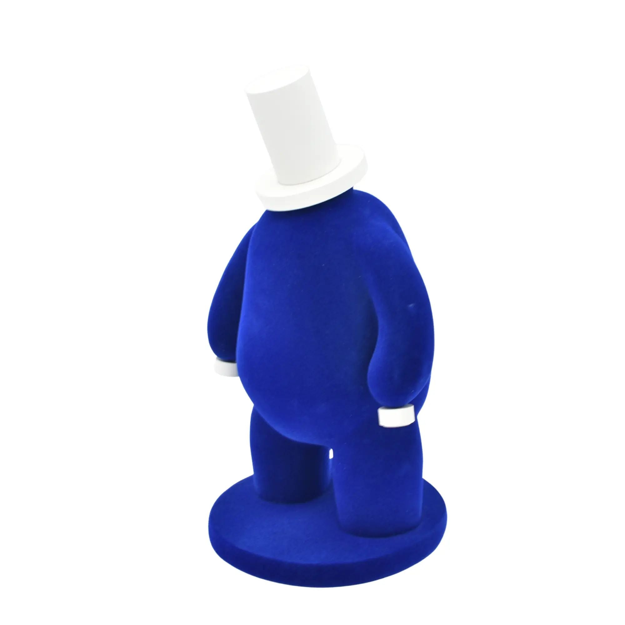 Sammlerfigur - Samtierte Skulptur im Pop-Art-Stil Monsieur Cobalt Nan