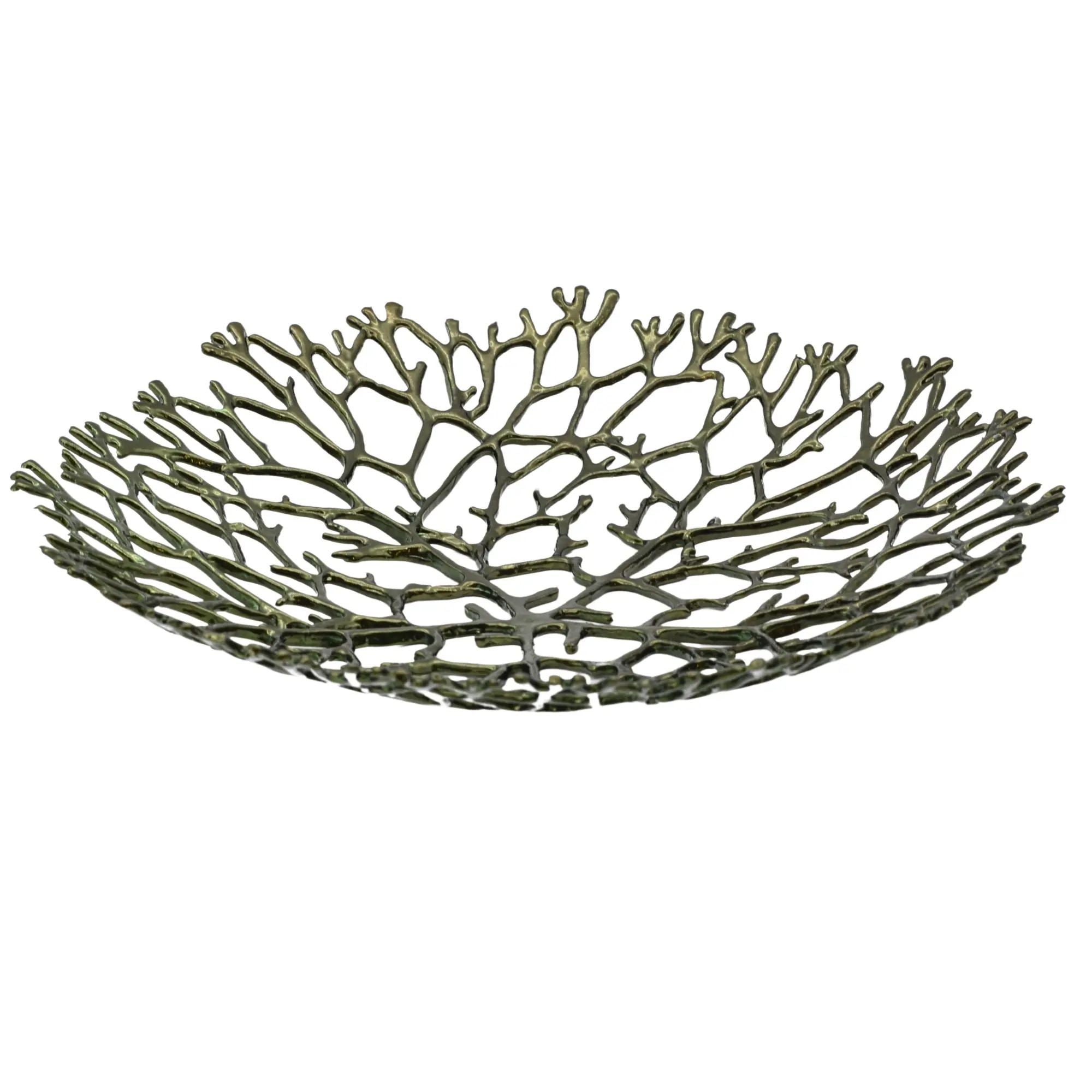 Obstschale - Korallenoptik - Edle Runde-Schale Design-Fruchschale Corallo Bowl Klein