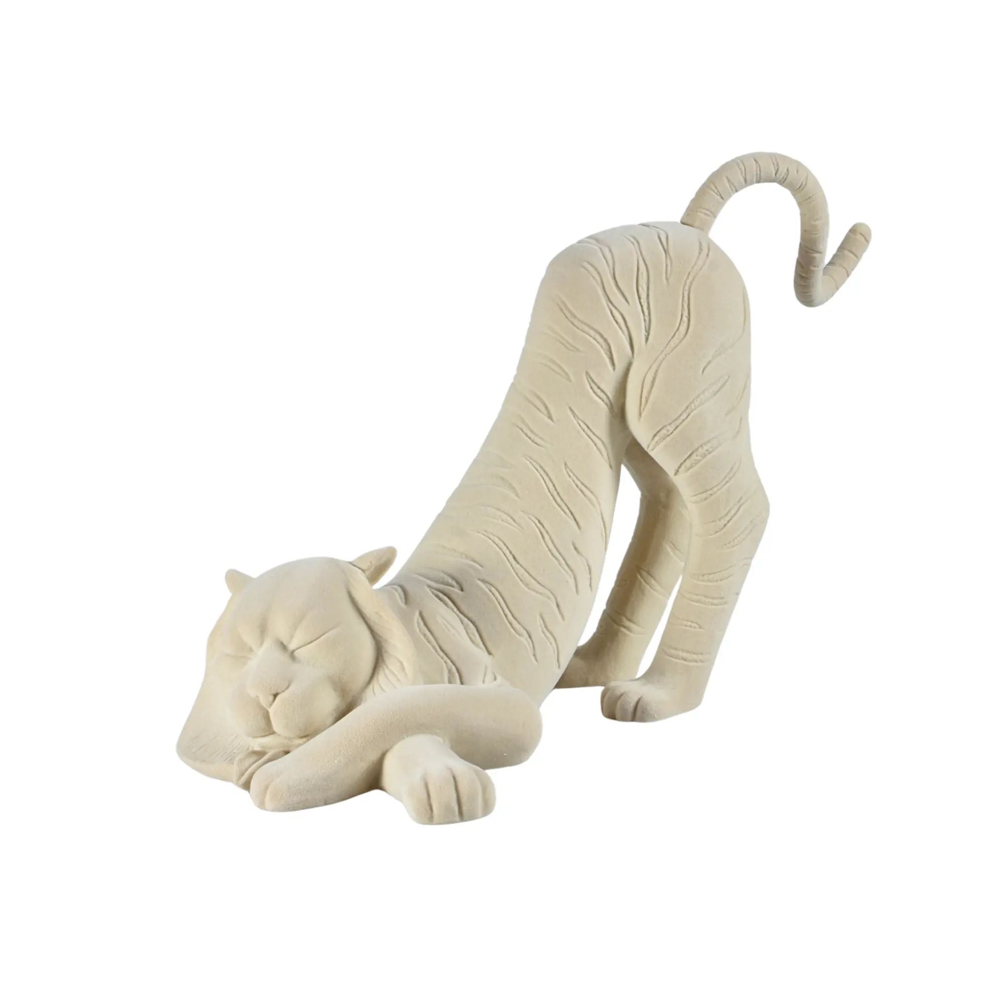Tierfigur - beflockt - Deko- Designobjekt aus Samt Tiger Sereno Default Title