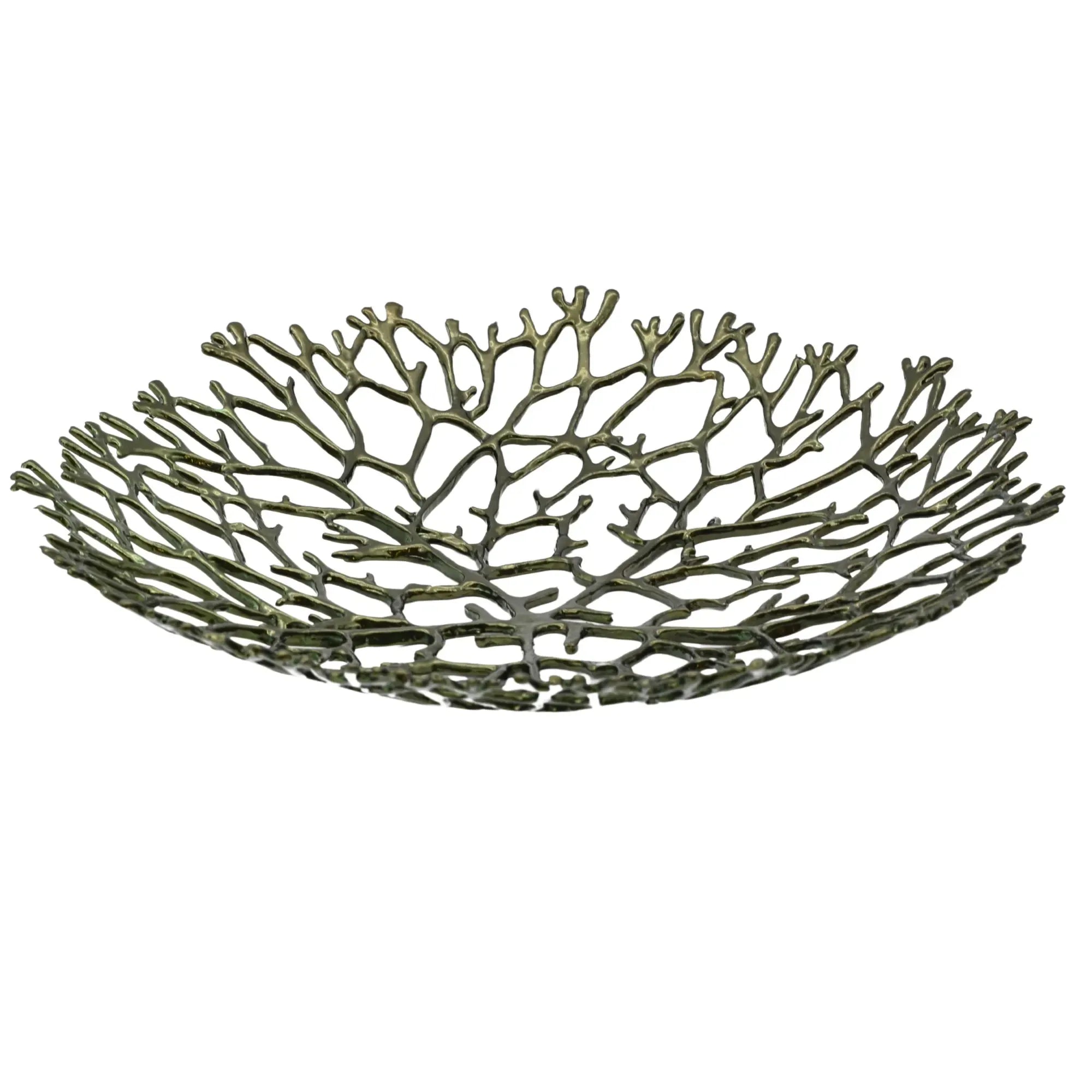 Obstschale - Korallenoptik - Edle Runde-Schale Design-Fruchschale Corallo Bowl Klein
