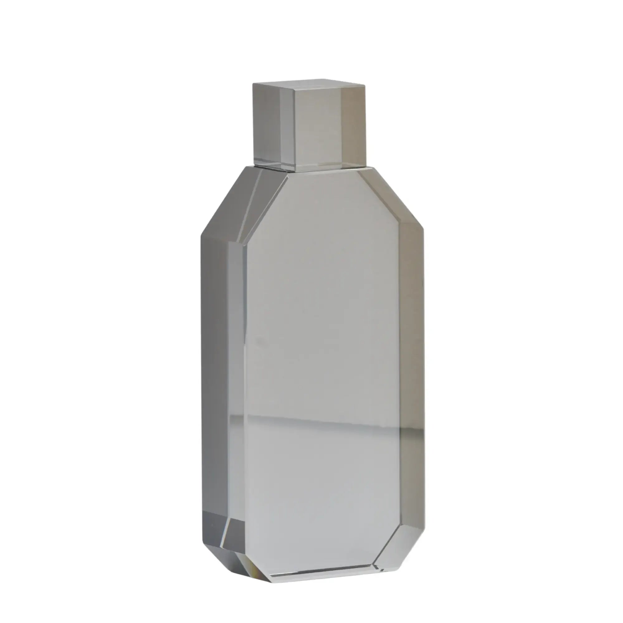 Dekoobjekt - Kristallflakon Skulpturale Tischdeko Ampulla Vitrea Klein