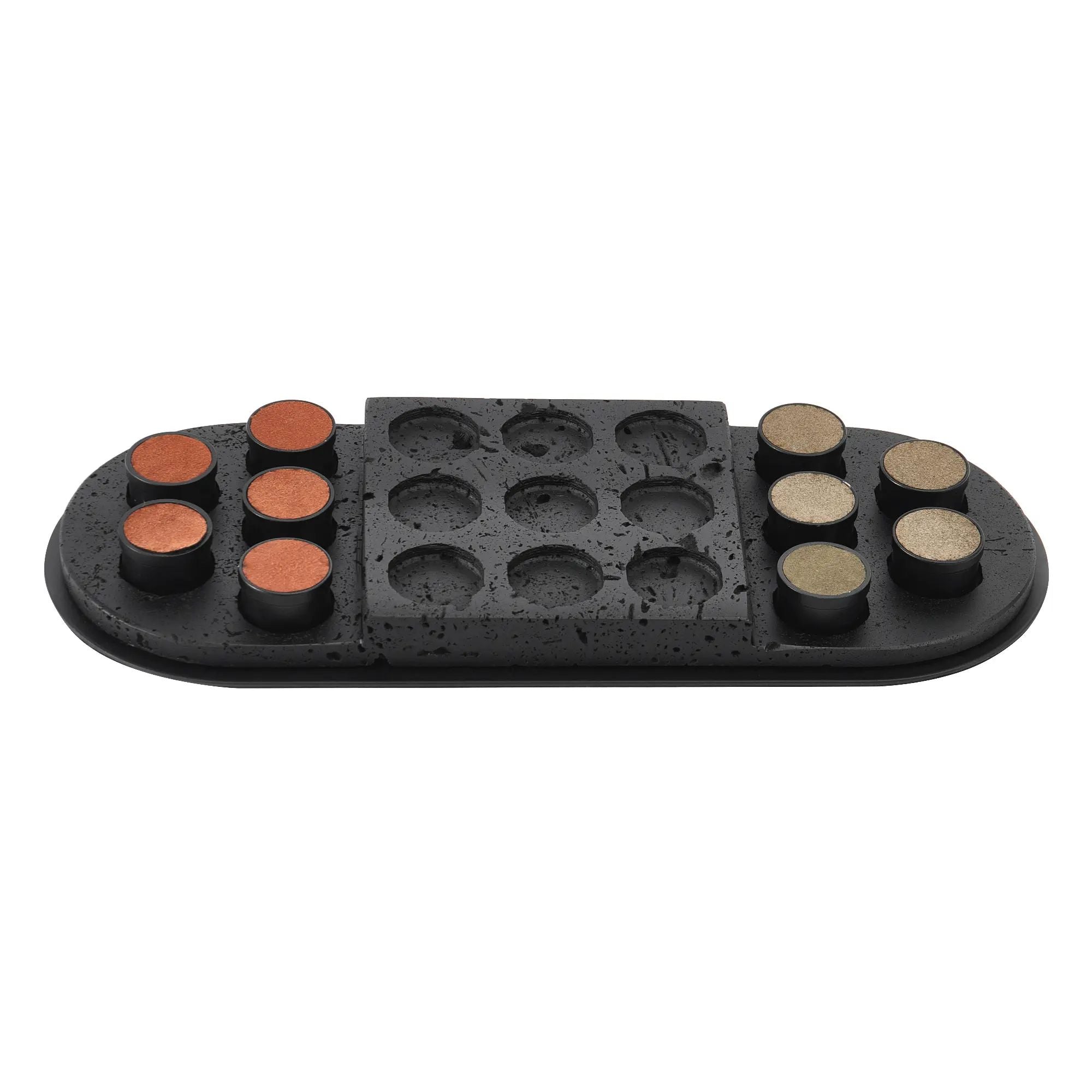 Tischspiel - Tic-Tac-Toe - Modernes Drei-Gewinnt edles Brettspiel Élégance Default Title