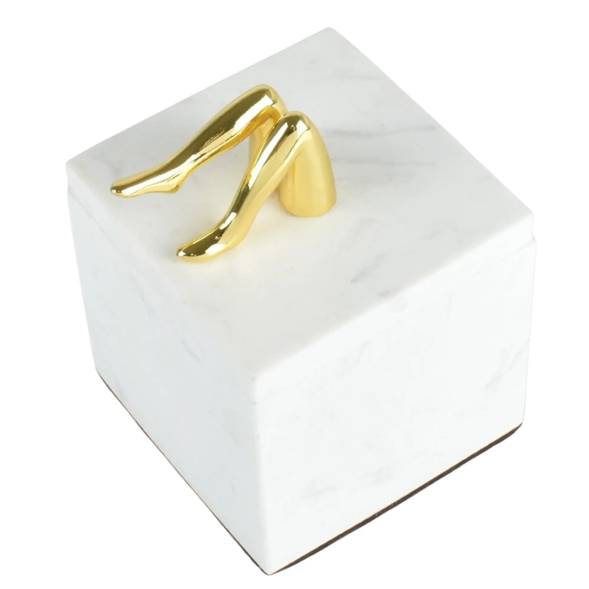 Schmuckkästchen - mit Deckel - Schönes Dekokästchen Piernas Weiss