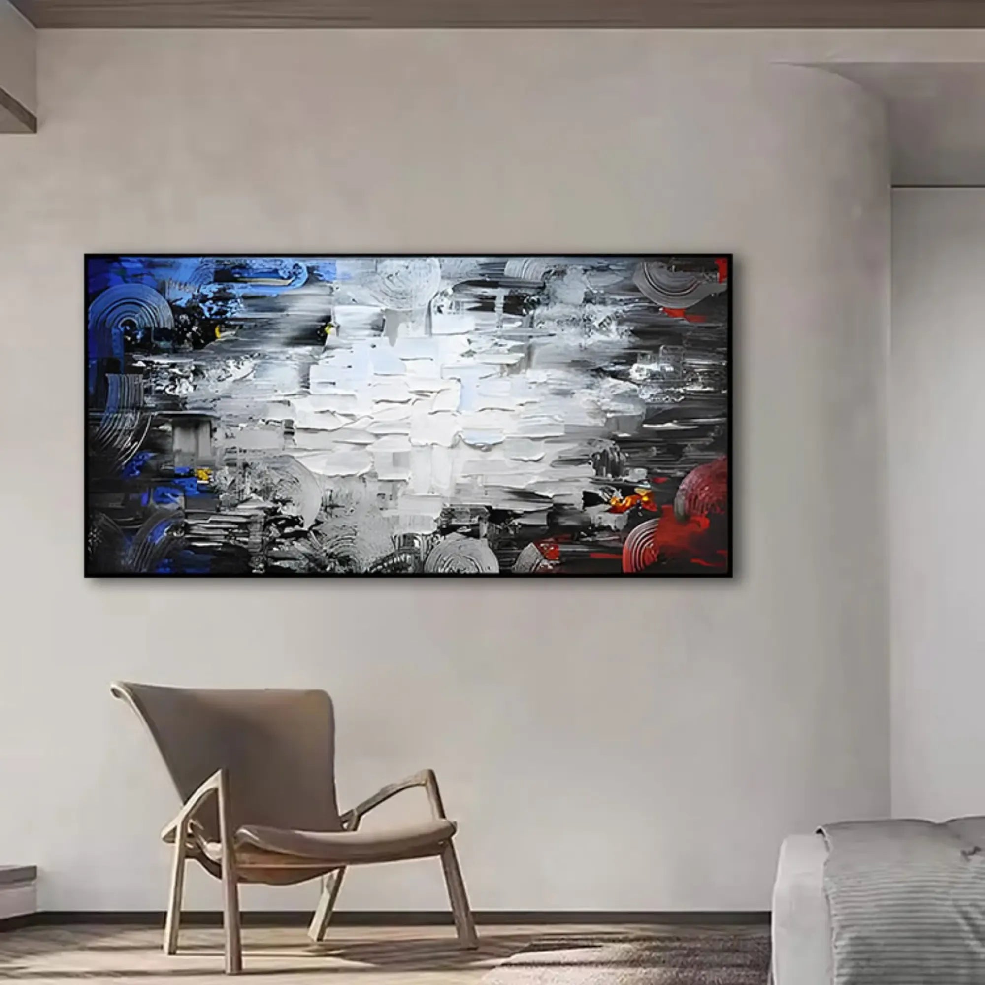 Großes Gemälde - Balance de Contrastes