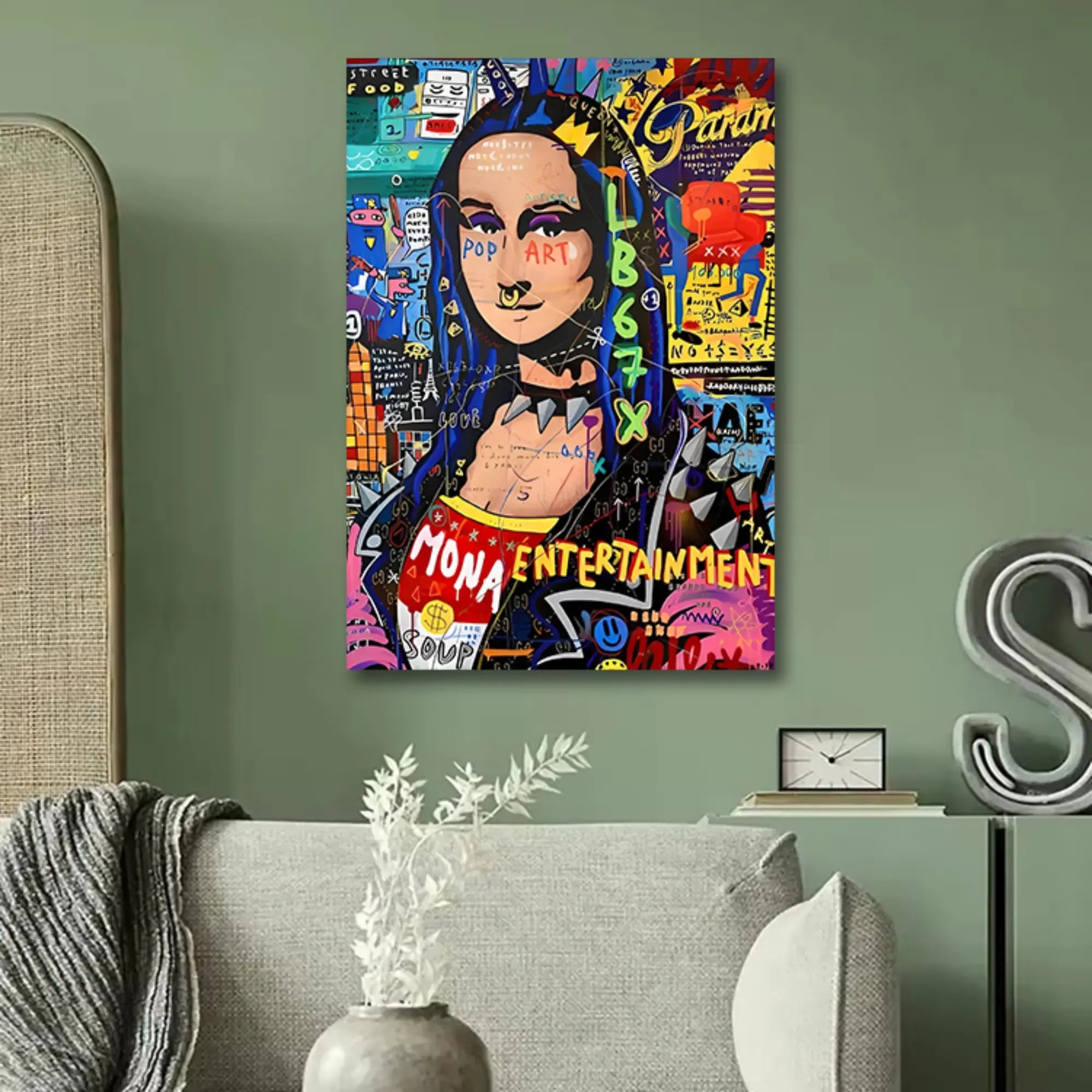 Großes Gemälde - Mona Pop