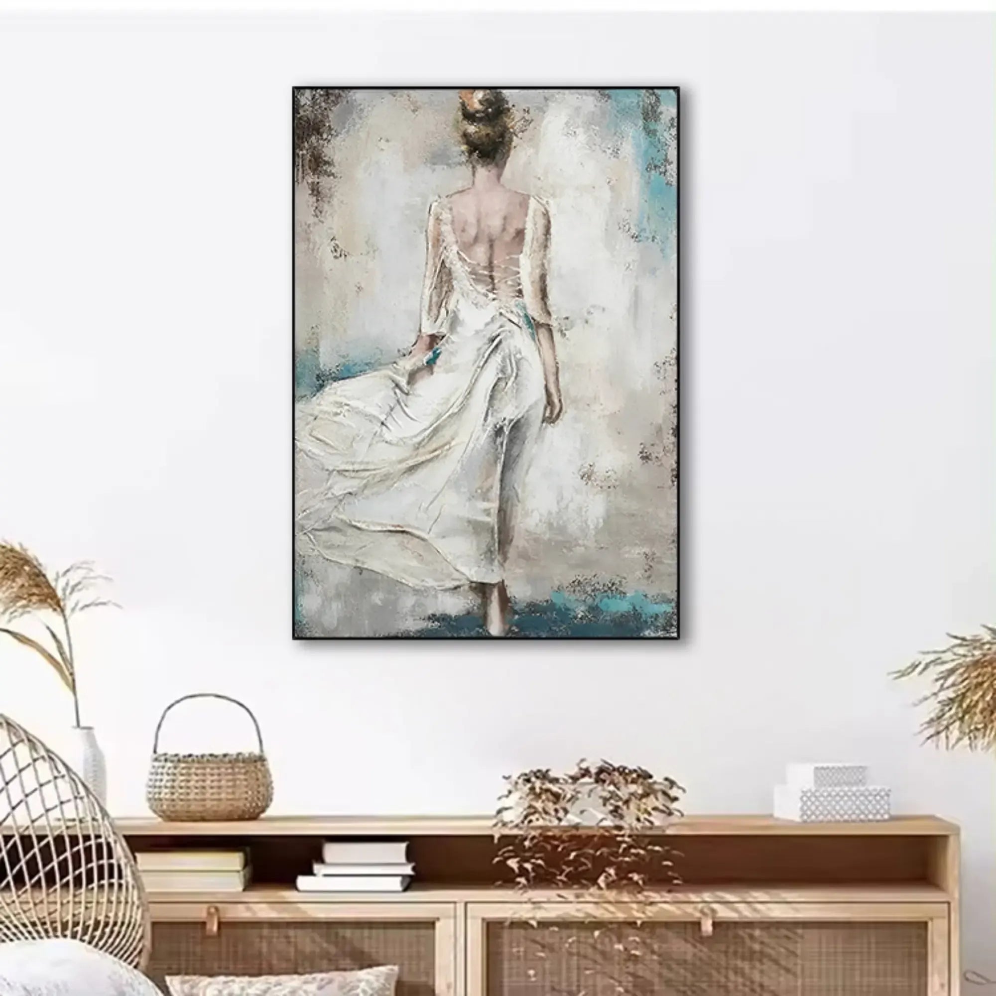 Großes Gemälde - Elegancia en Movimiento