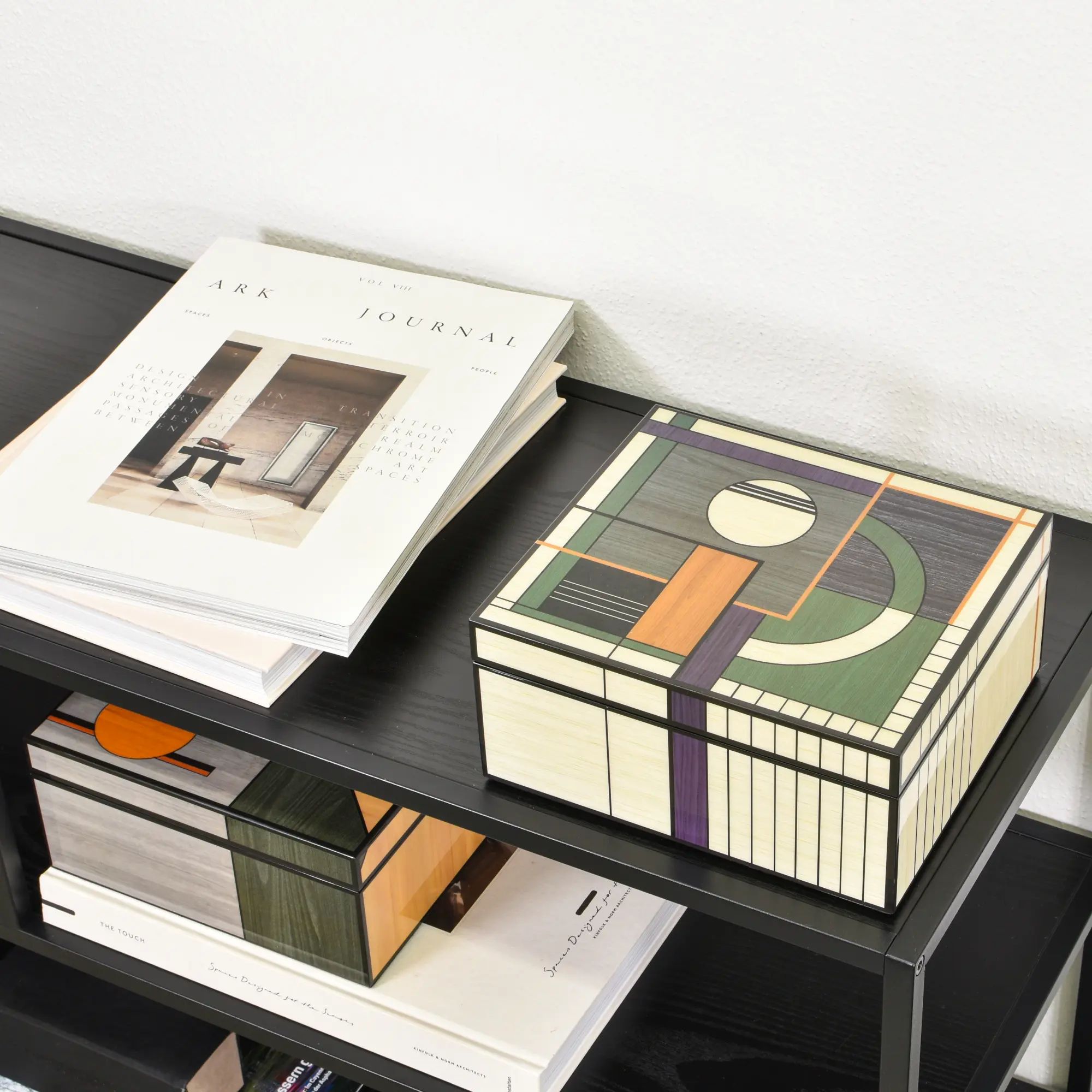 Schmuckbox - Couchtisch-Box - Designer Schmuckdose – Art-Deco Wohnzimmer Ablage Coffret Nan