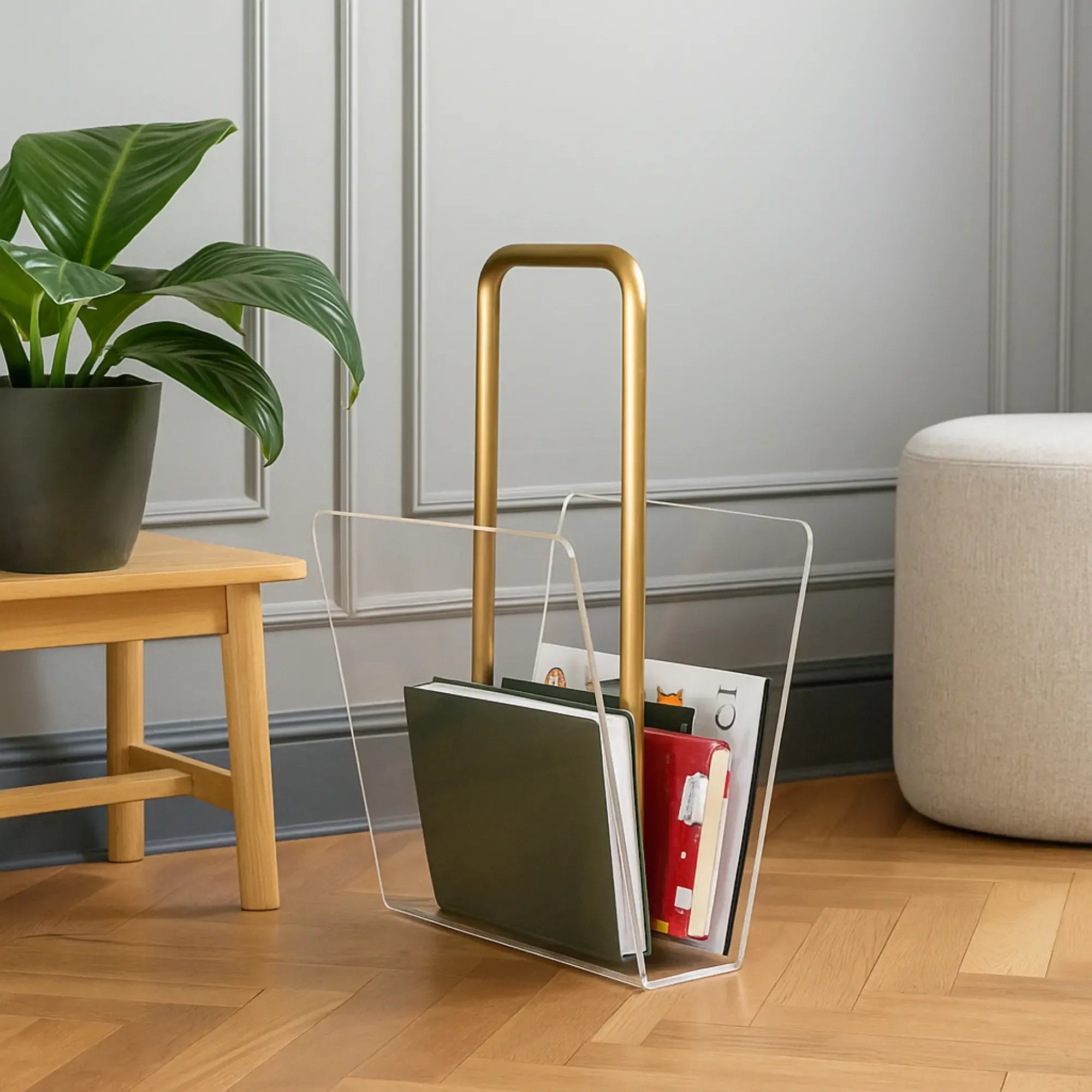 Zeitungsständer - Tragbar - Magazin- und Zeitschriftenhalter Belleza