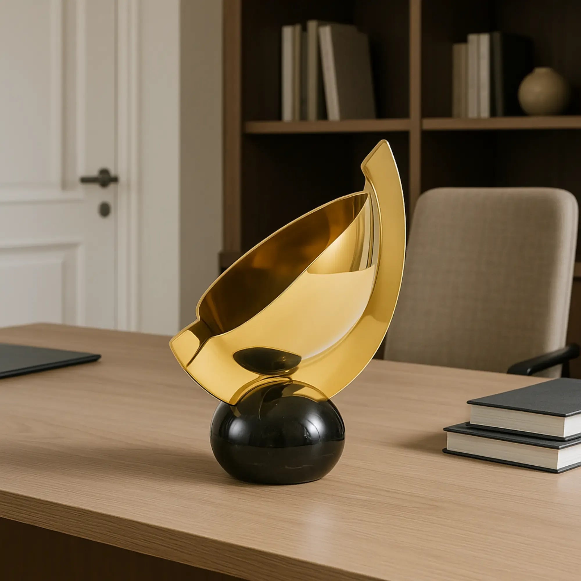 Dekoschale - Tafelaufsatz - Dekoschale auf Marmor Tischvase auf Marmor Mezzaluna Default Title