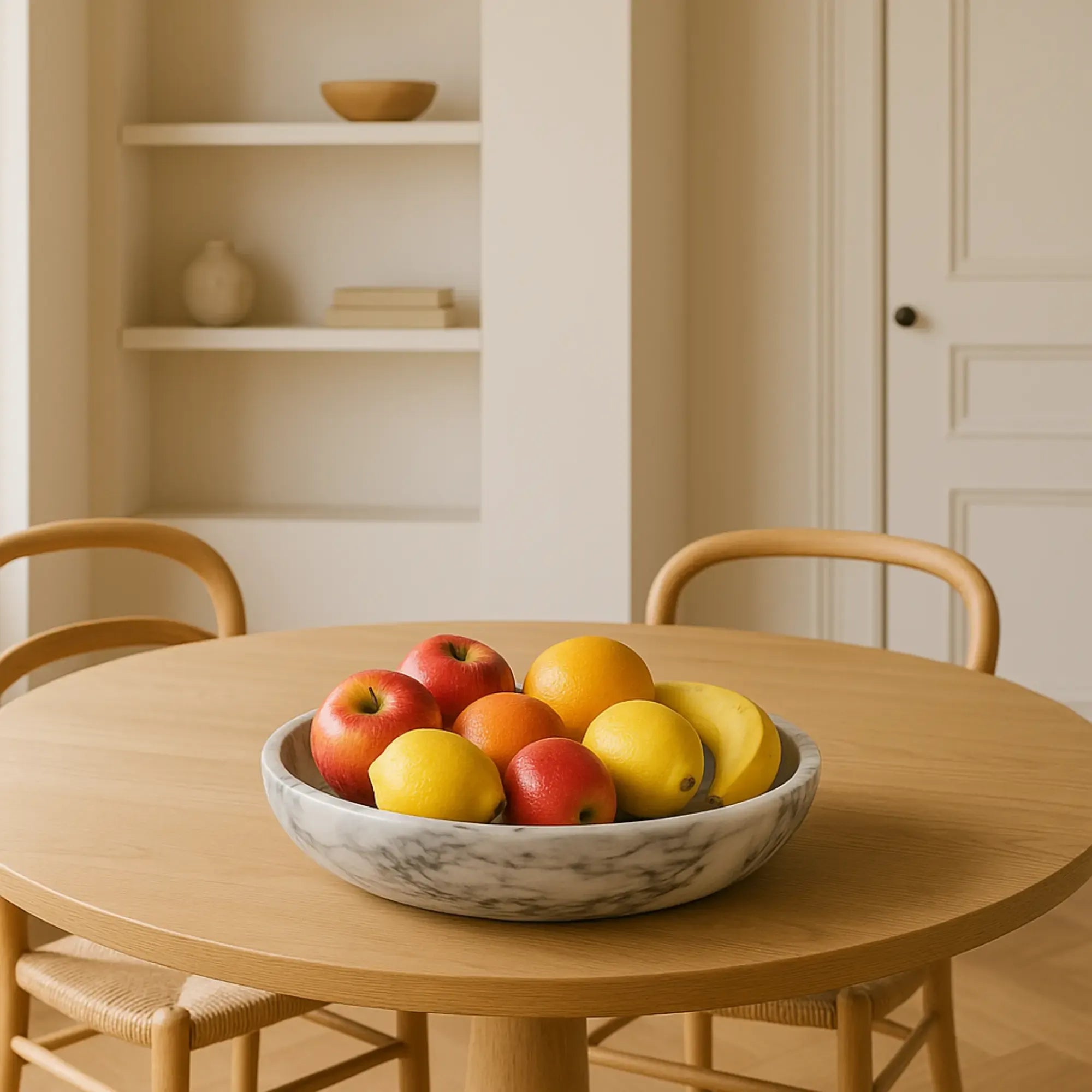 Marmorschale - rund 36 cm - Schwerte Steinschale Deko-Schüssel Schale Bol Eclipse