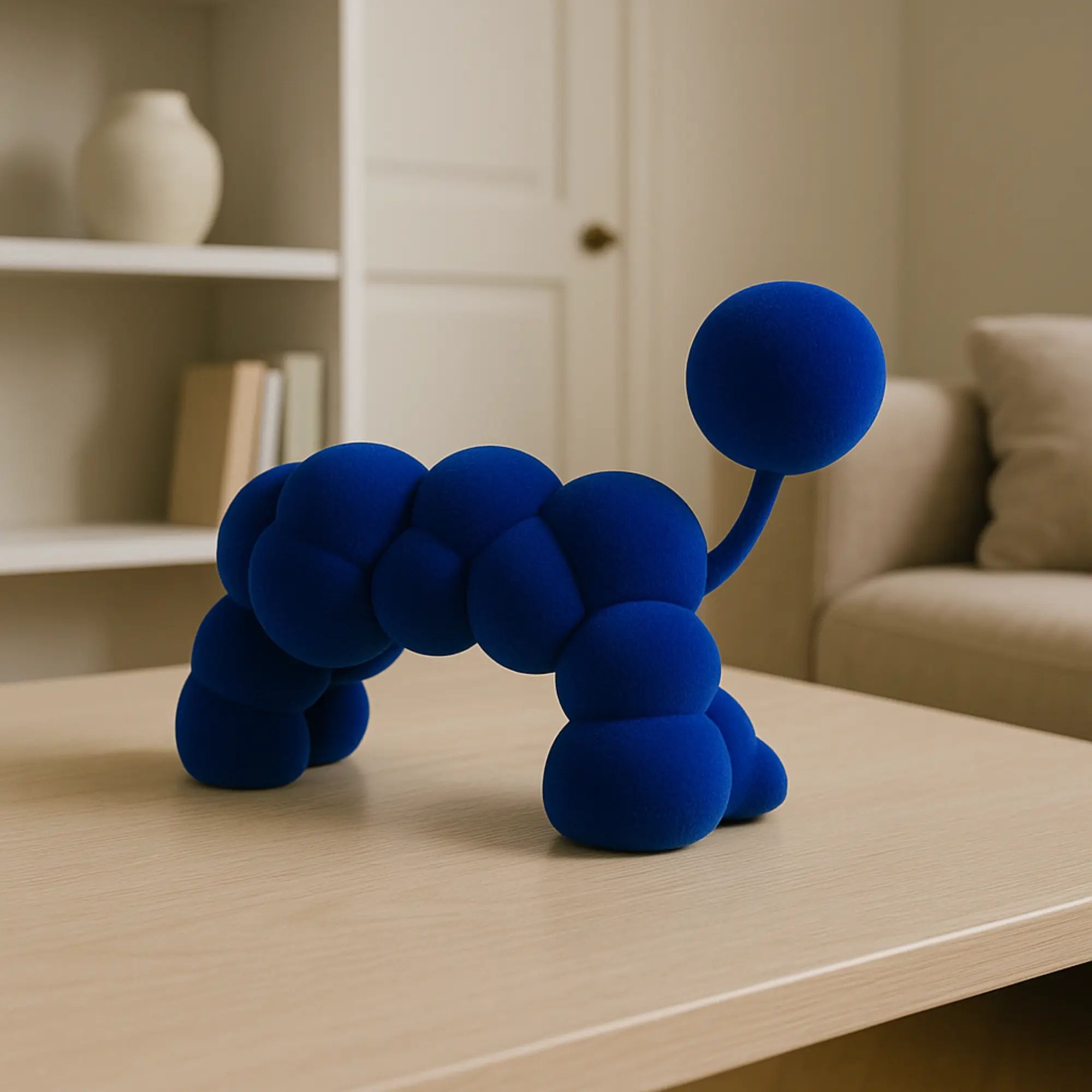 Samtfigur - beflockt - Einzigartiges Deko-Objekt Dekofigur Velvet Abstrakt Default Title