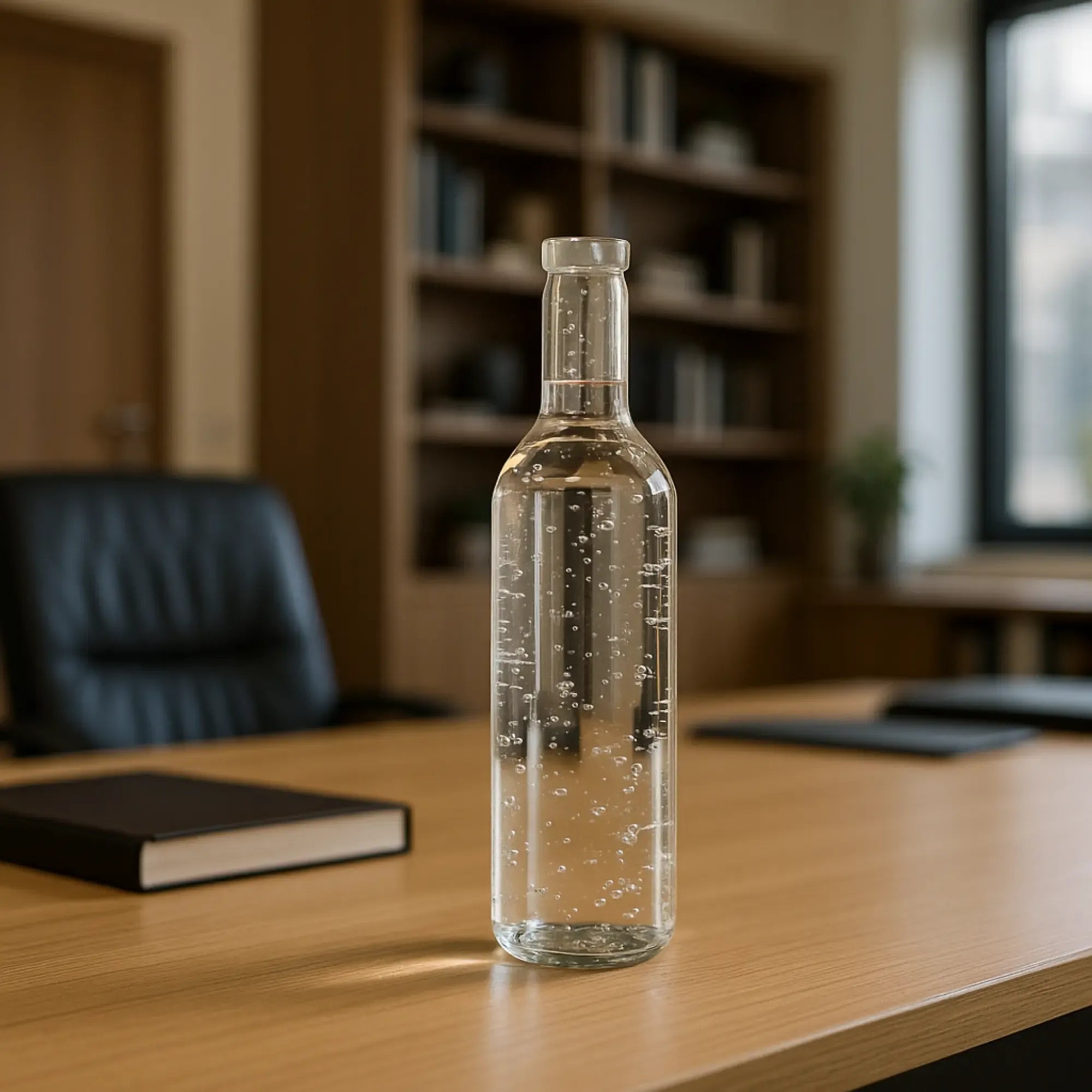 Dekoobjekt - Deko Kristallflasche - Skulpturale Kristallflasche Ampulla Aeria Default Title