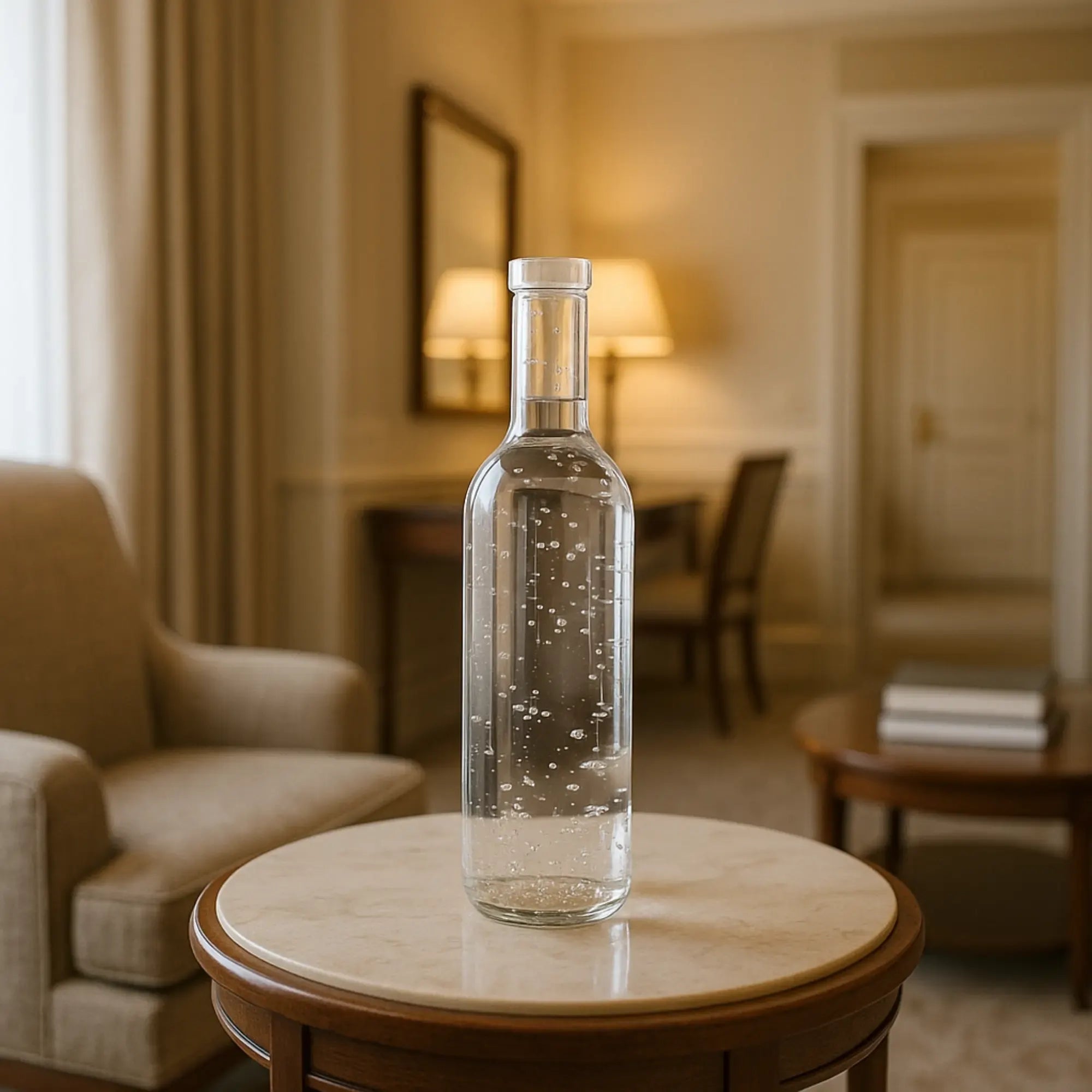 Dekoobjekt - Deko Kristallflasche - Skulpturale Kristallflasche Ampulla Aeria Default Title