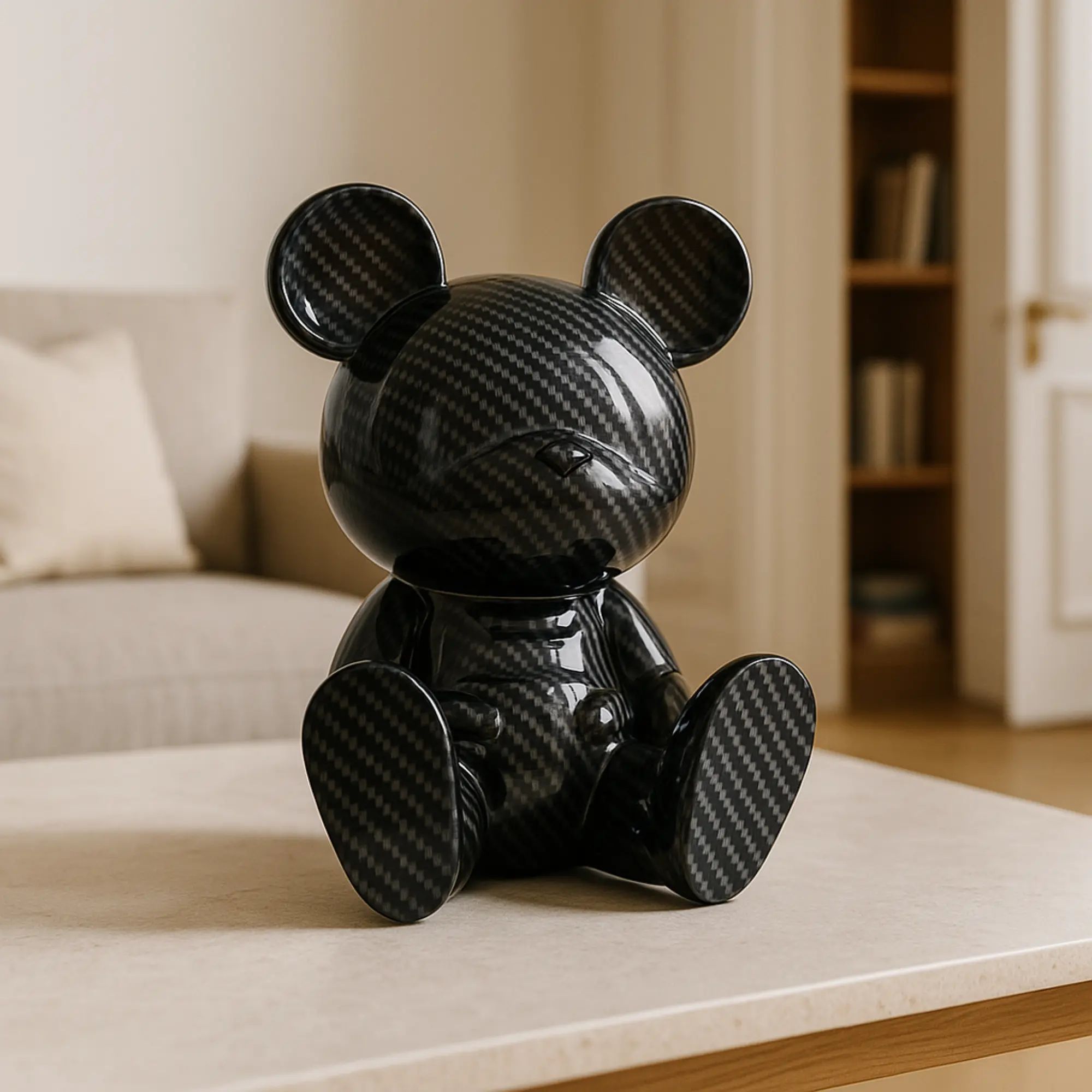 Dekofigur - Cartoon-Bär – Trend Sammlerfigur Highlight – Loft-Dekoobjekt Aéris Sitzend