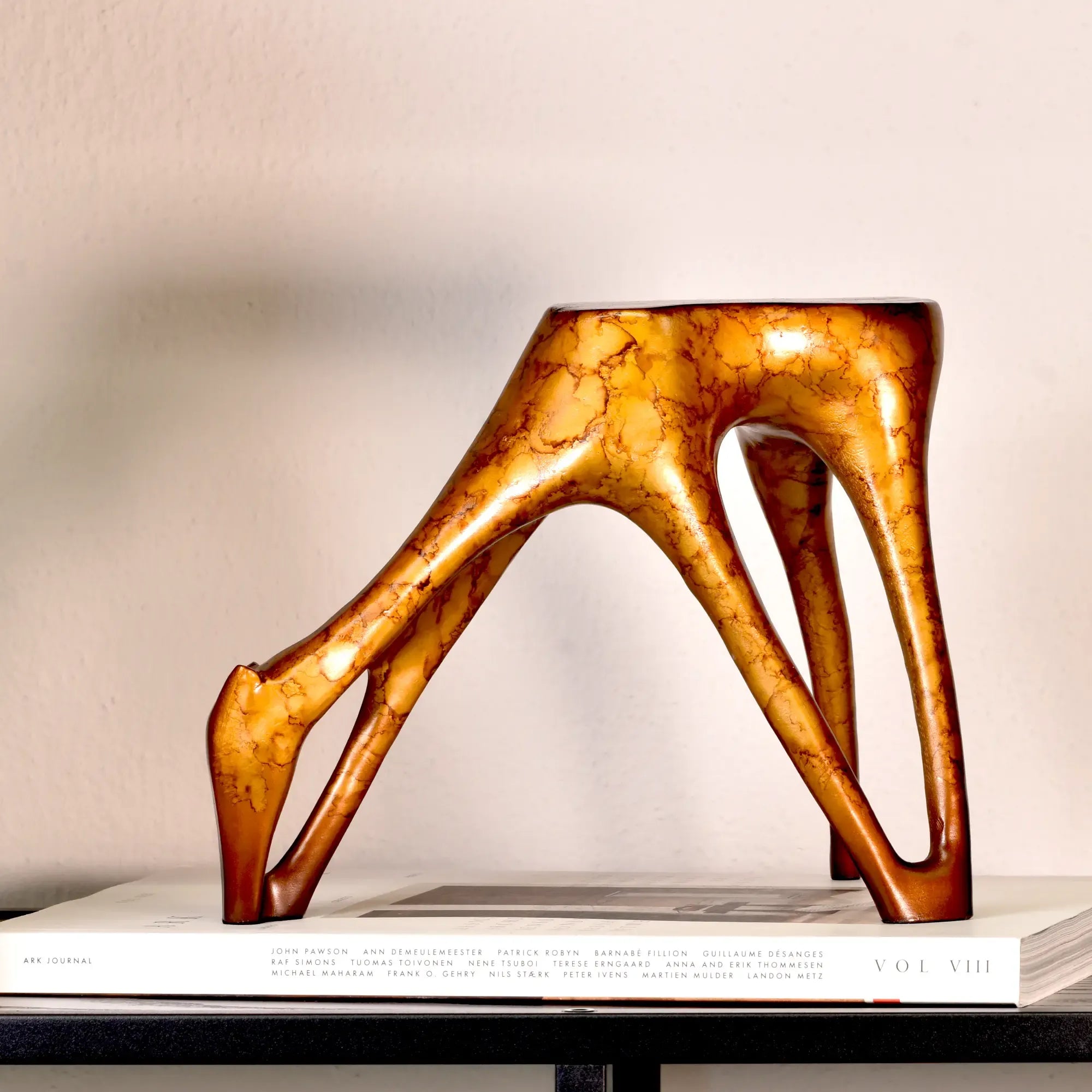 Tierfigur - Skulptur Pferde-Form – Abstrakte Tierstatue Designobjekt Arachne Nan