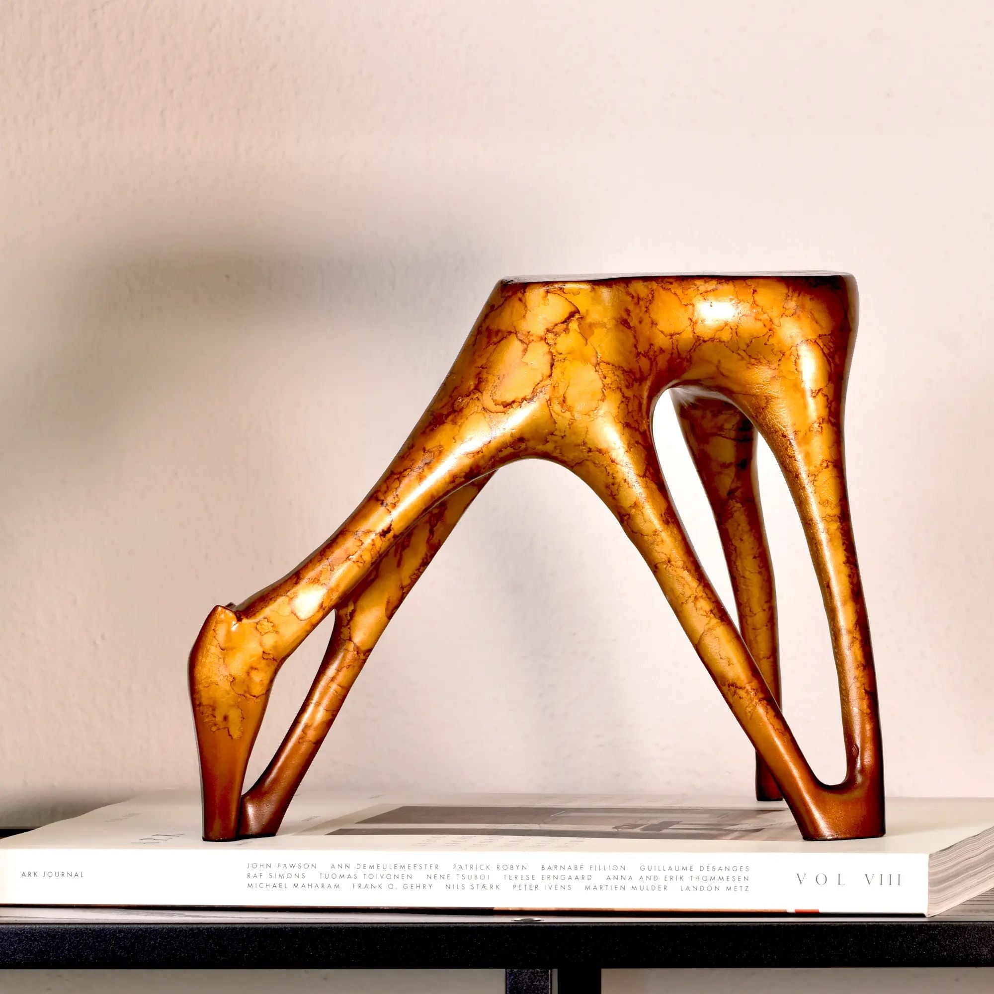 Tierfigur - Skulptur Pferde-Form – Abstrakte Tierstatue Designobjekt Arachne Nan