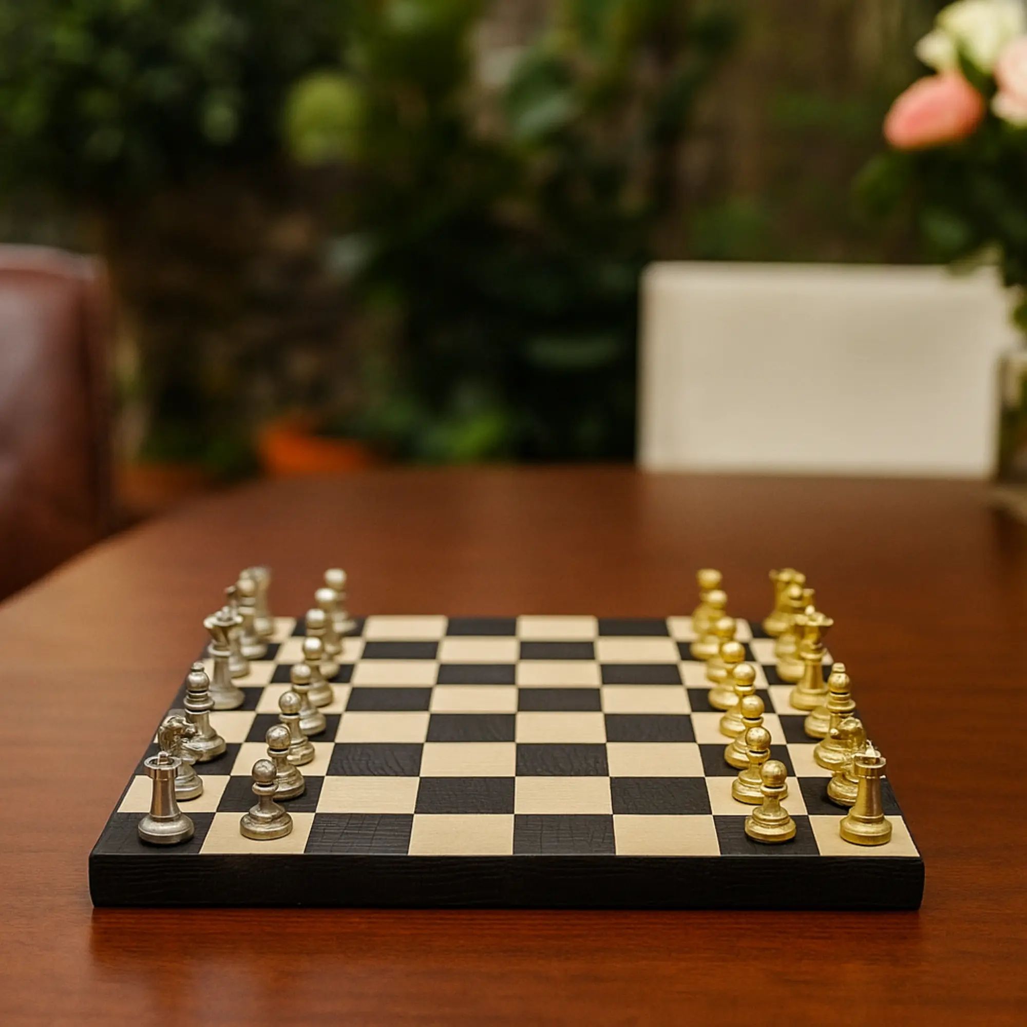 Schachspiel - Luxus Brettspiel – Edles Schachset - Modernes Schachspiel Aeterna Nan
