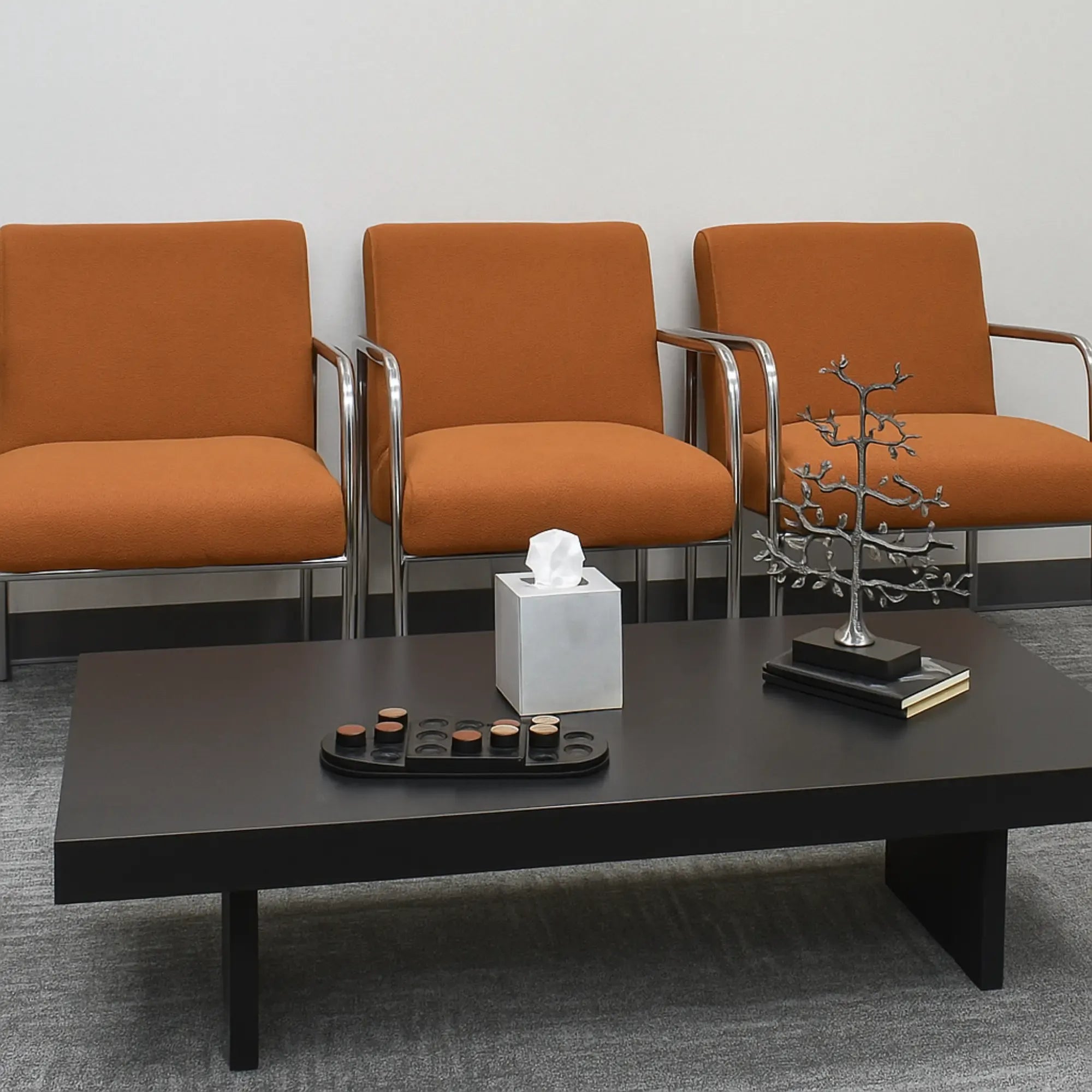 Tischspiel - Tic-Tac-Toe - Modernes Drei-Gewinnt edles Brettspiel Élégance