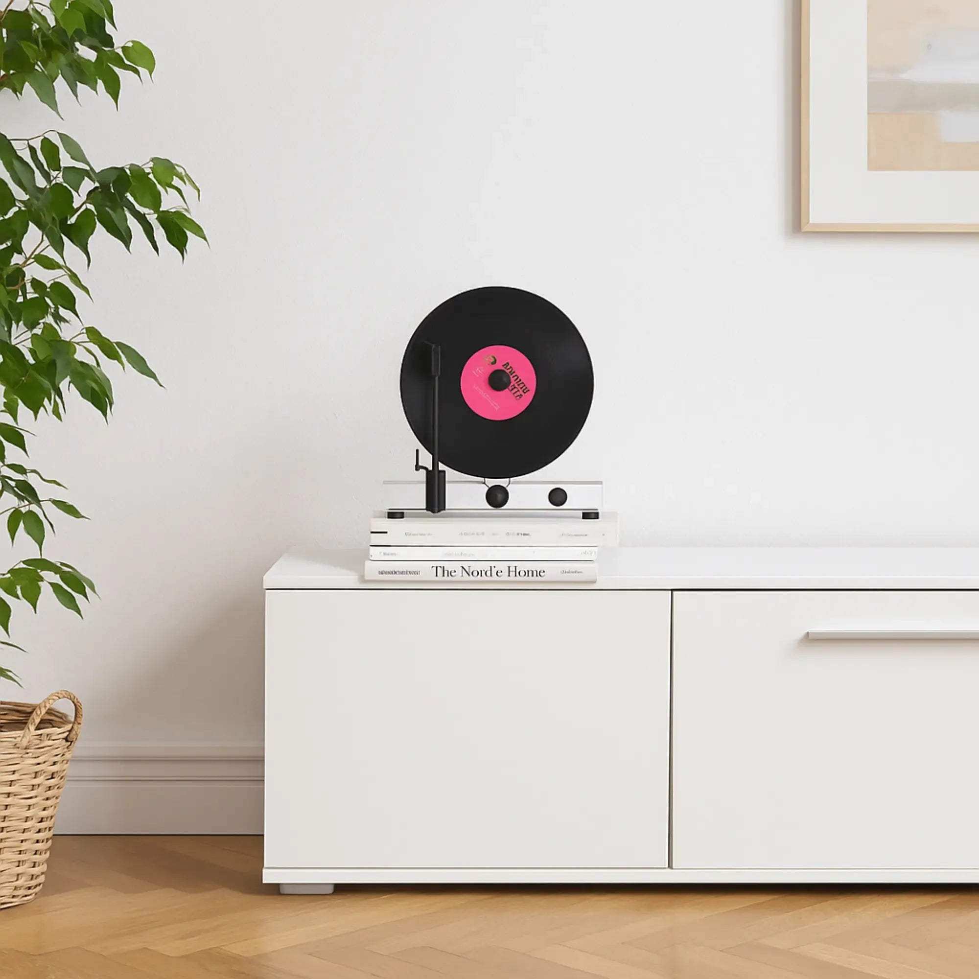 Dekoobjekt - für Tische und Regale - Dekoratives Plattenspieler Retro Grammophon