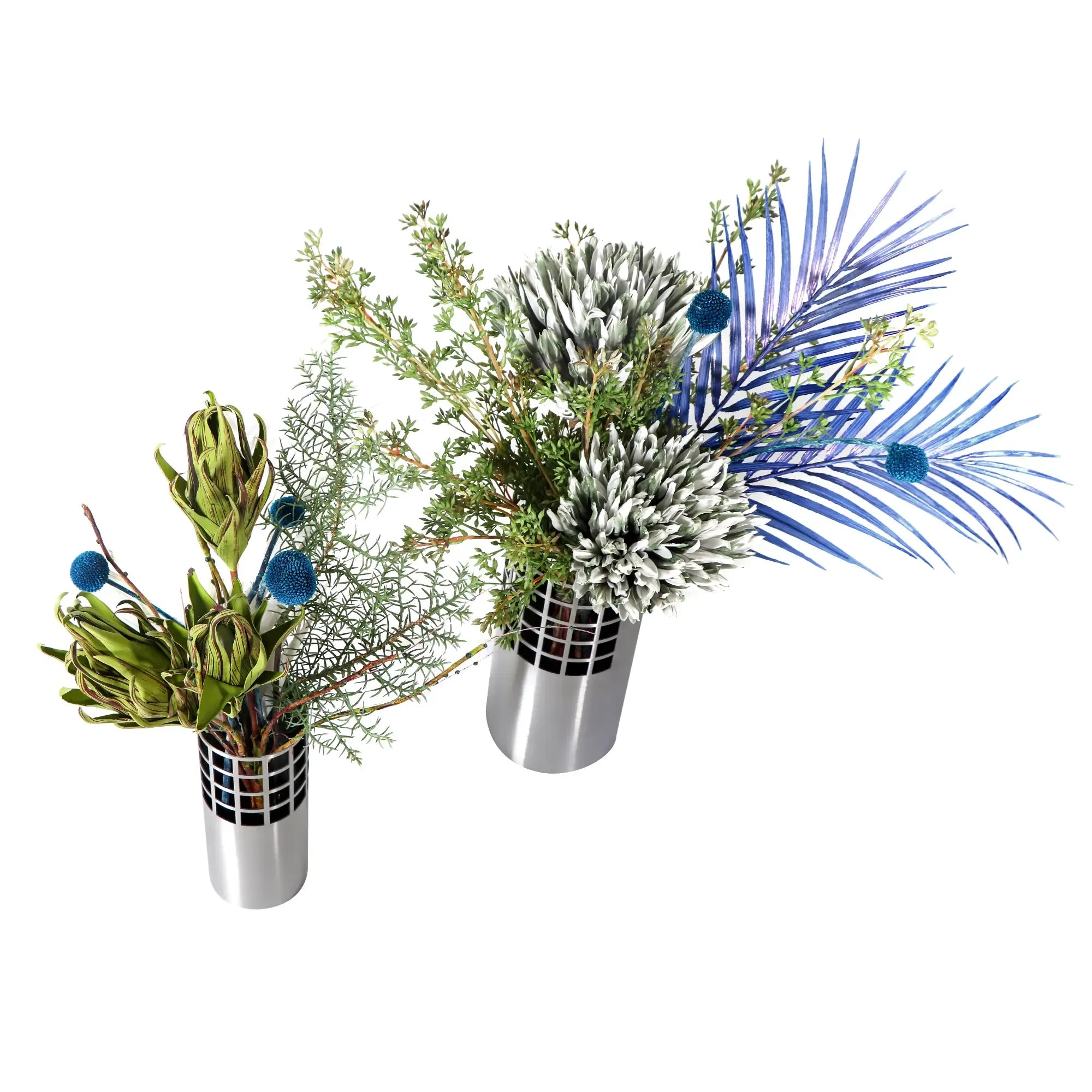 Edelstahlvase - Urban-Loft - Trockenblumenvase Metallic Loft