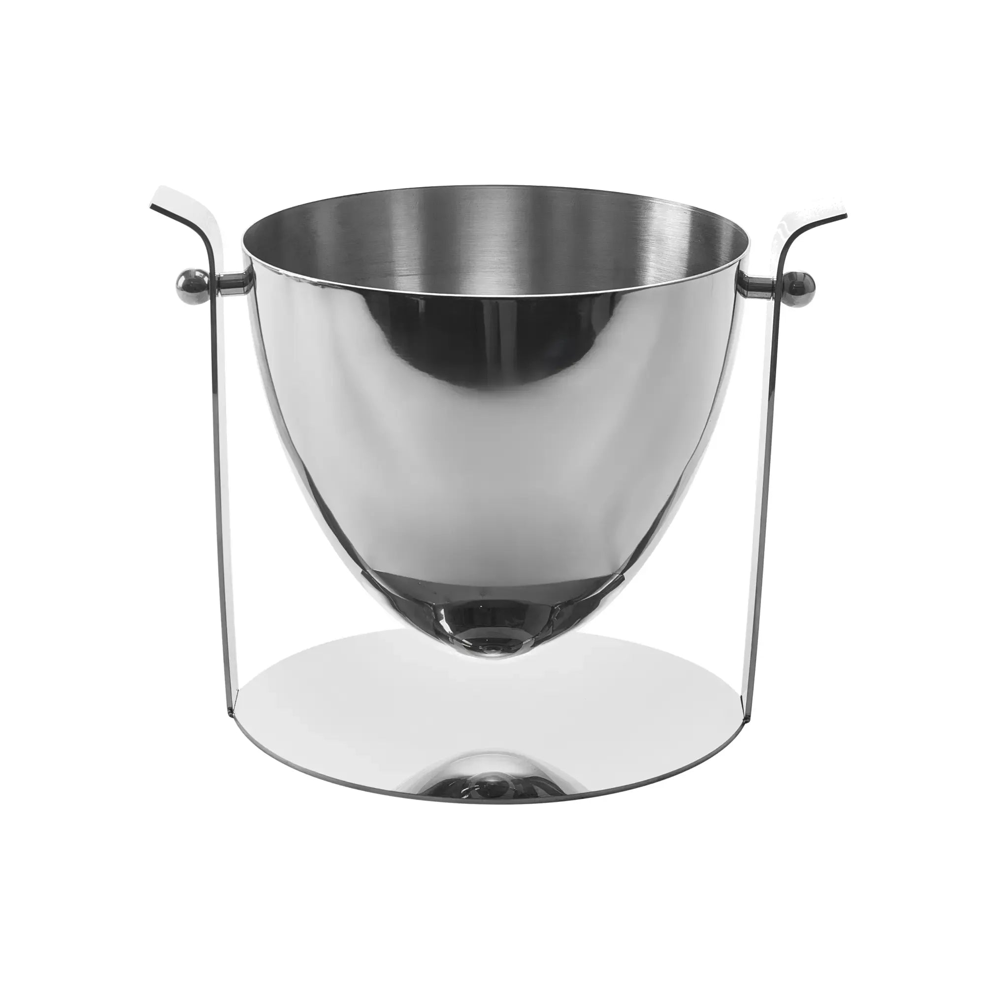 Eiseimer - Flaschenkühler - Edles Champagner-Eimer silberner Eiseimer Calme