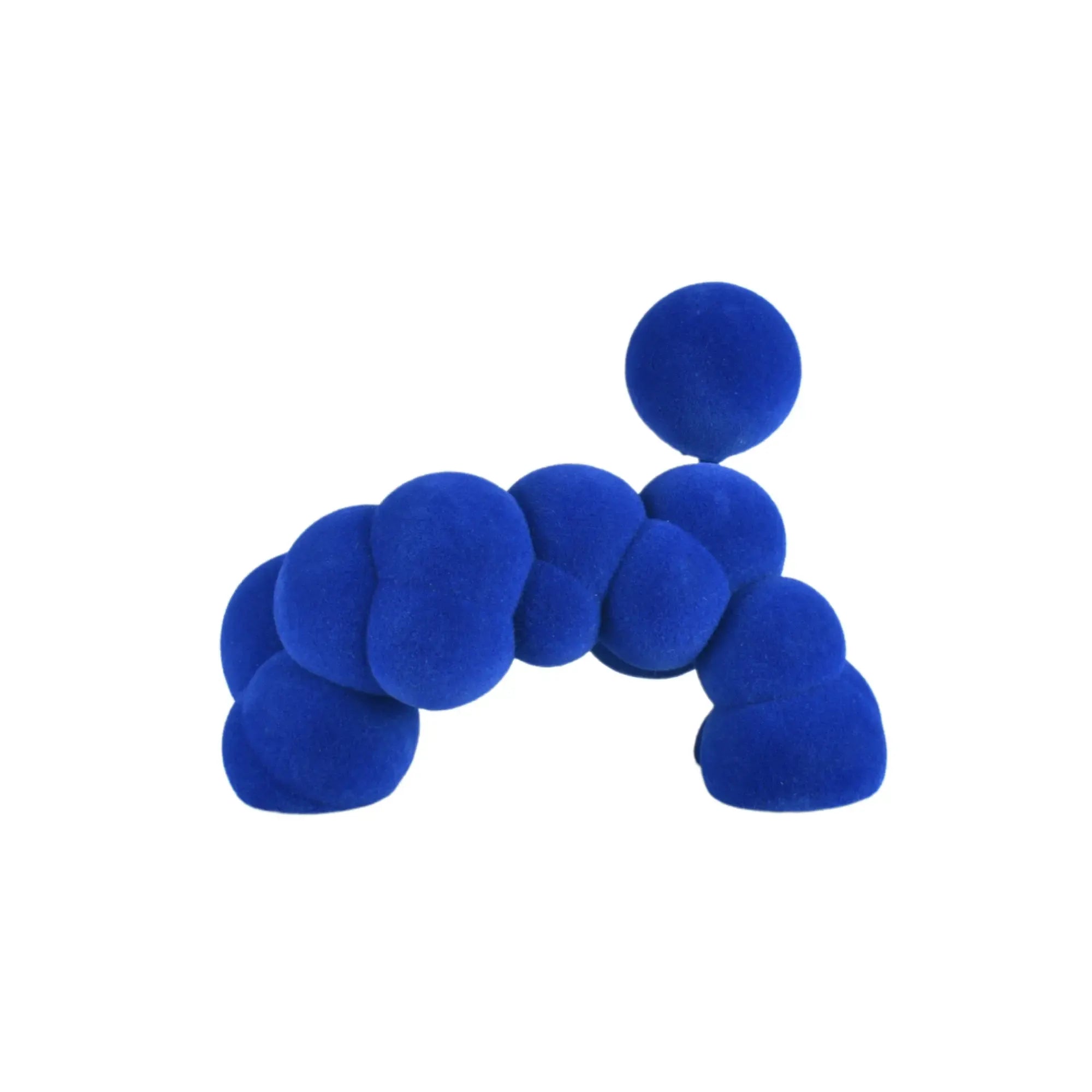 Samtfigur - beflockt - Einzigartiges Deko-Objekt Dekofigur Velvet Abstrakt