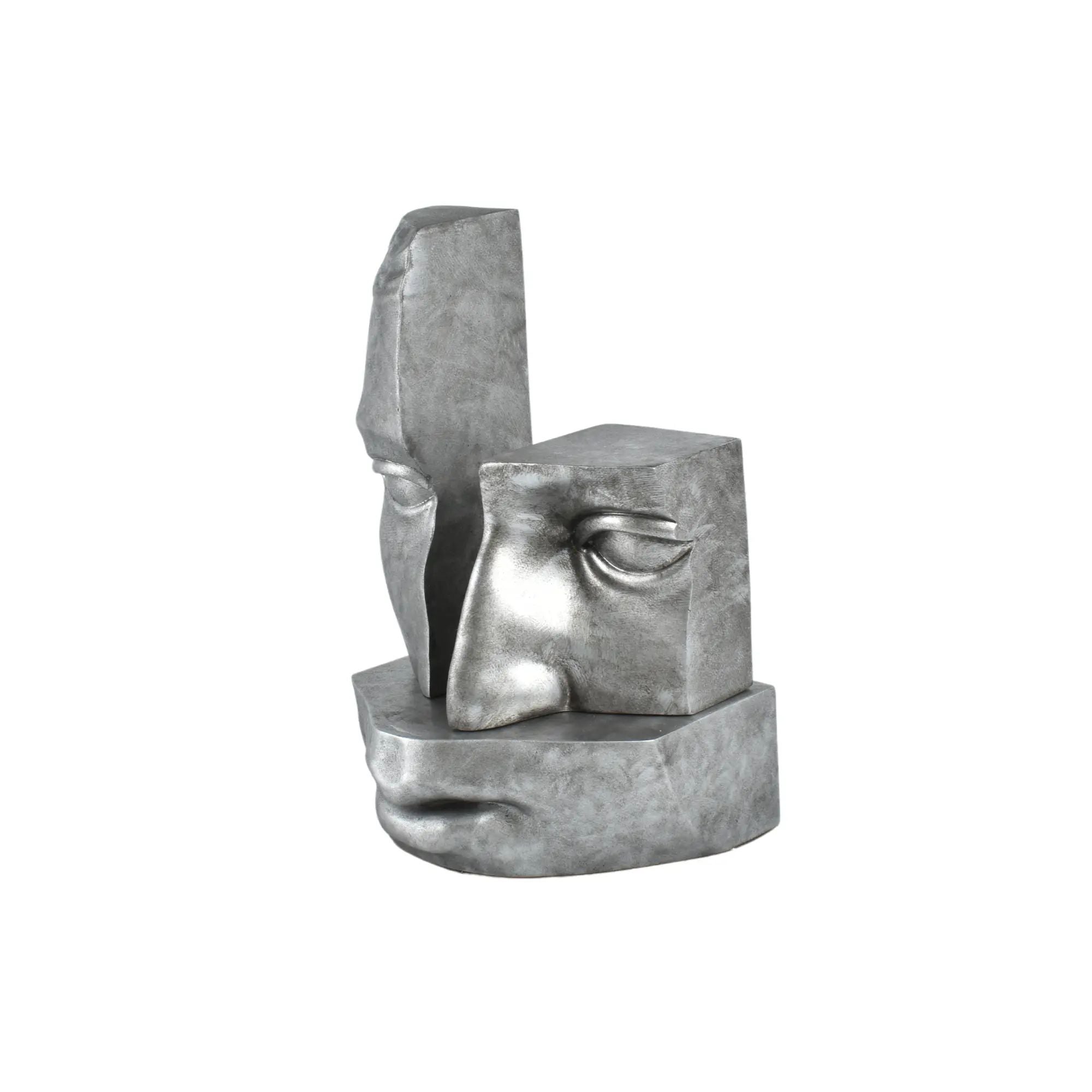 Steingesicht - Steinoptik - Deko Gesichtsskulptur Kopf Dekoration Stonehenge Default Title