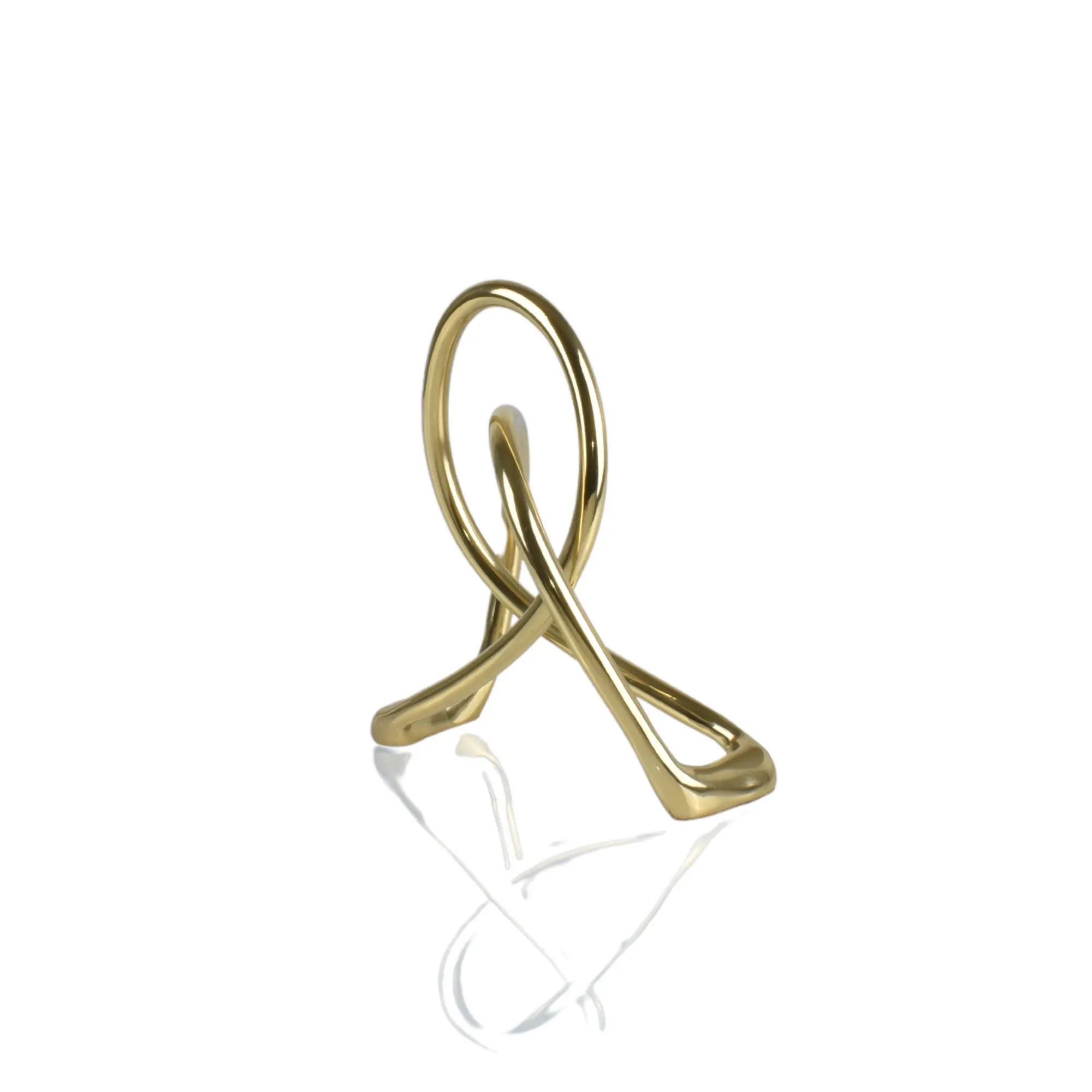 Dekoobjekt - Goldfarben - Knoten Deko-Objekt Tischdekoration Modern Golden Flow Default Title