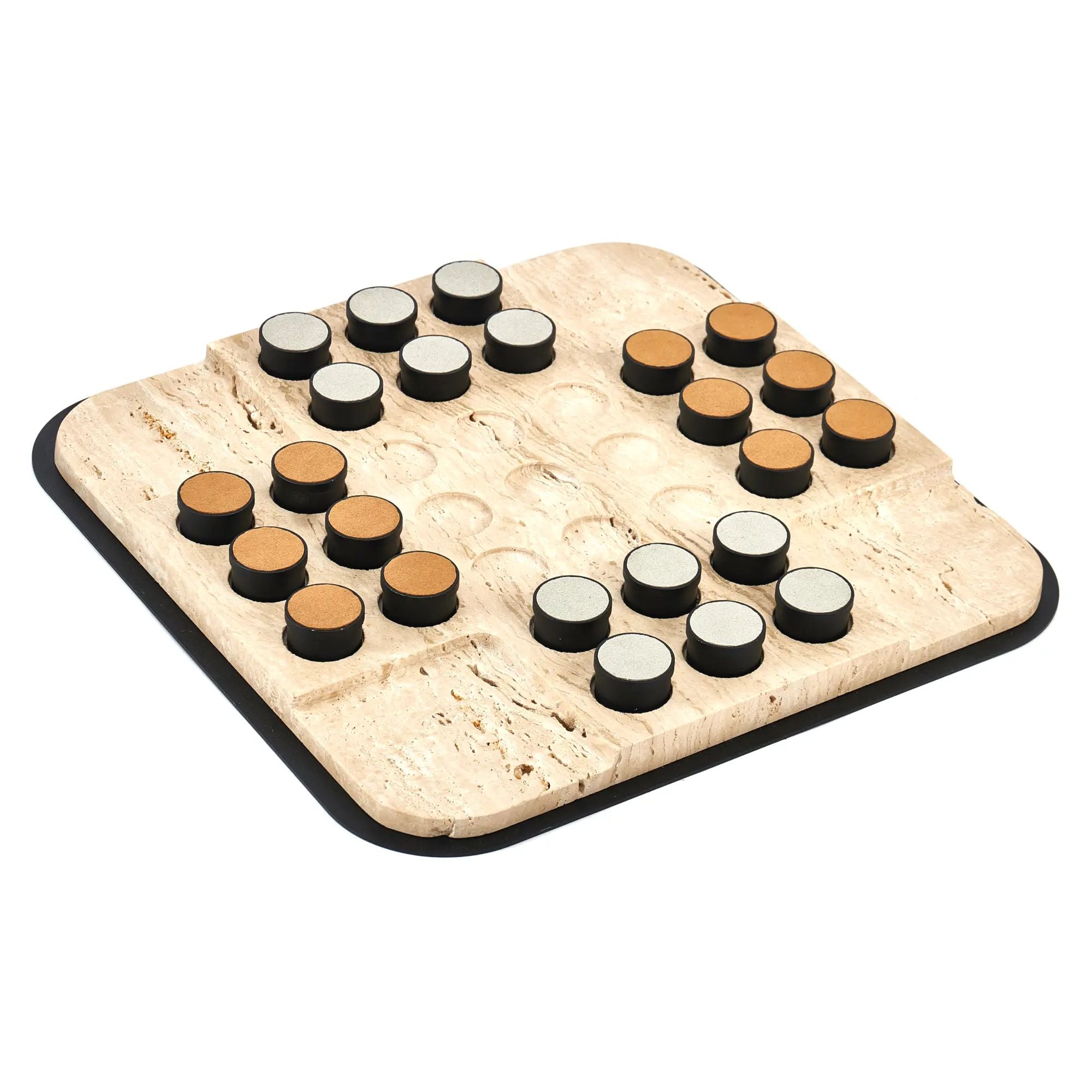 Tischspiel - Solitär-Spiel - Luxus Tic-Tac-Toe Brettspiel Ludus Magnus Default Title