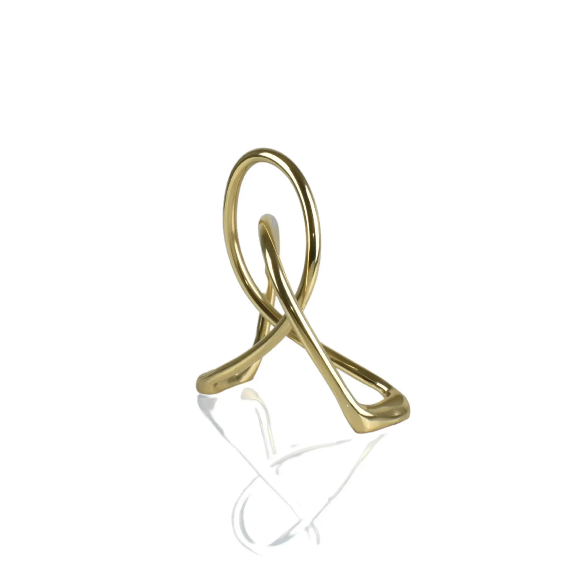 Dekoobjekt - Goldfarben - Knoten Deko-Objekt Tischdekoration Modern Golden Flow Default Title