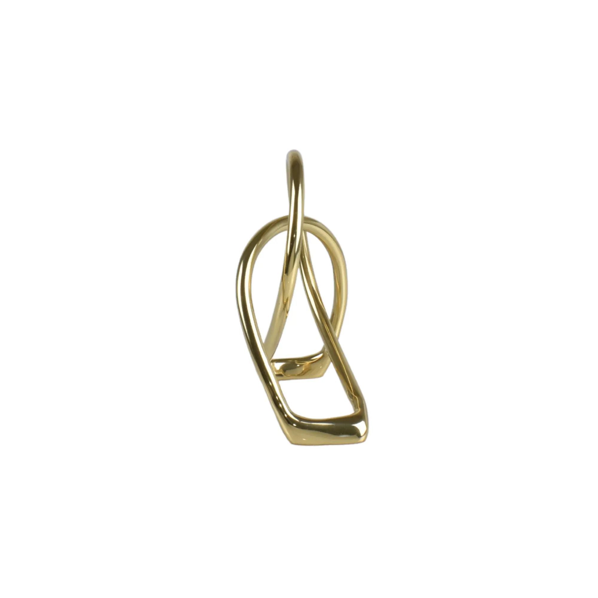 Dekoobjekt - Goldfarben - Knoten Deko-Objekt Tischdekoration Modern Golden Flow Default Title