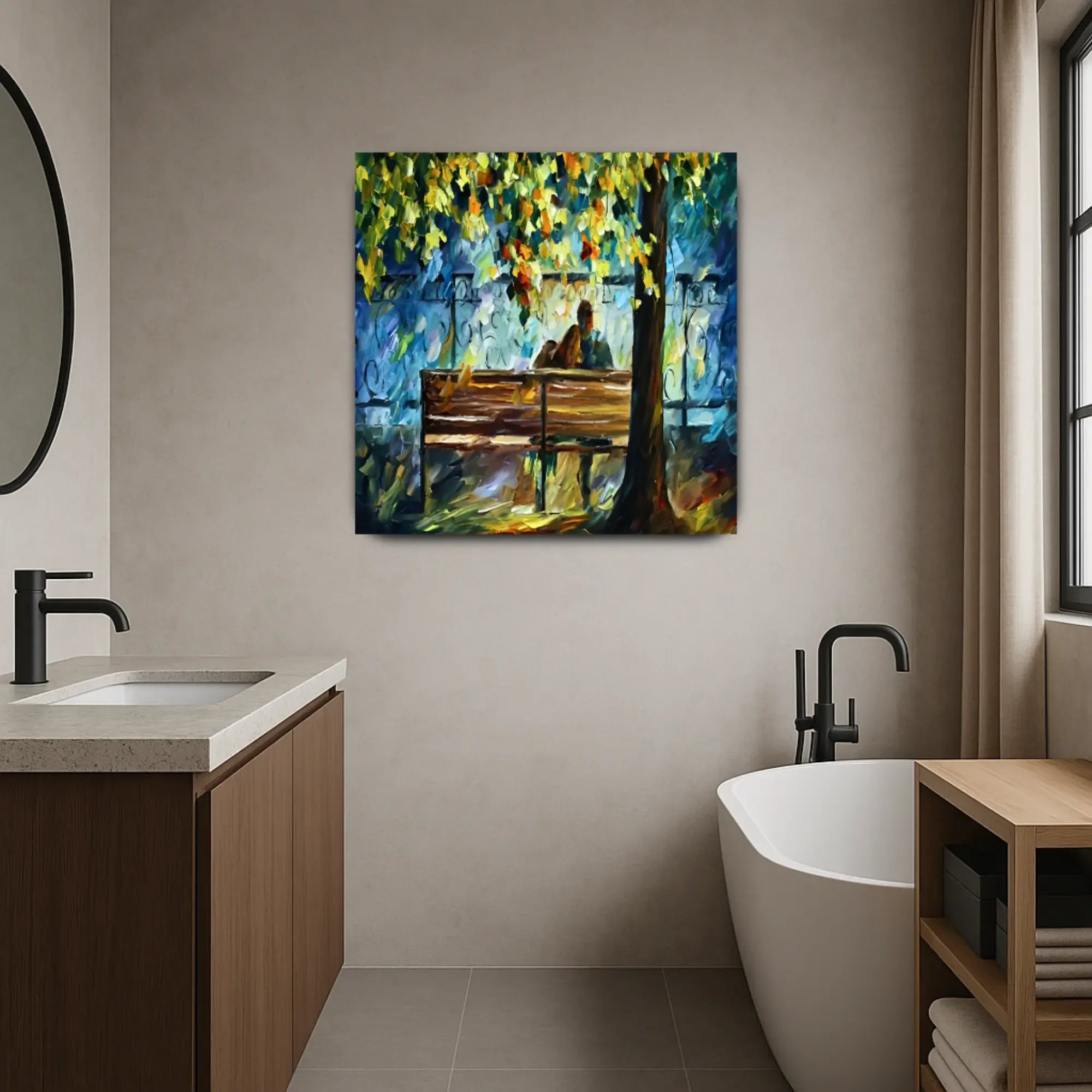 Großes Gemälde - Momento de Serenidad