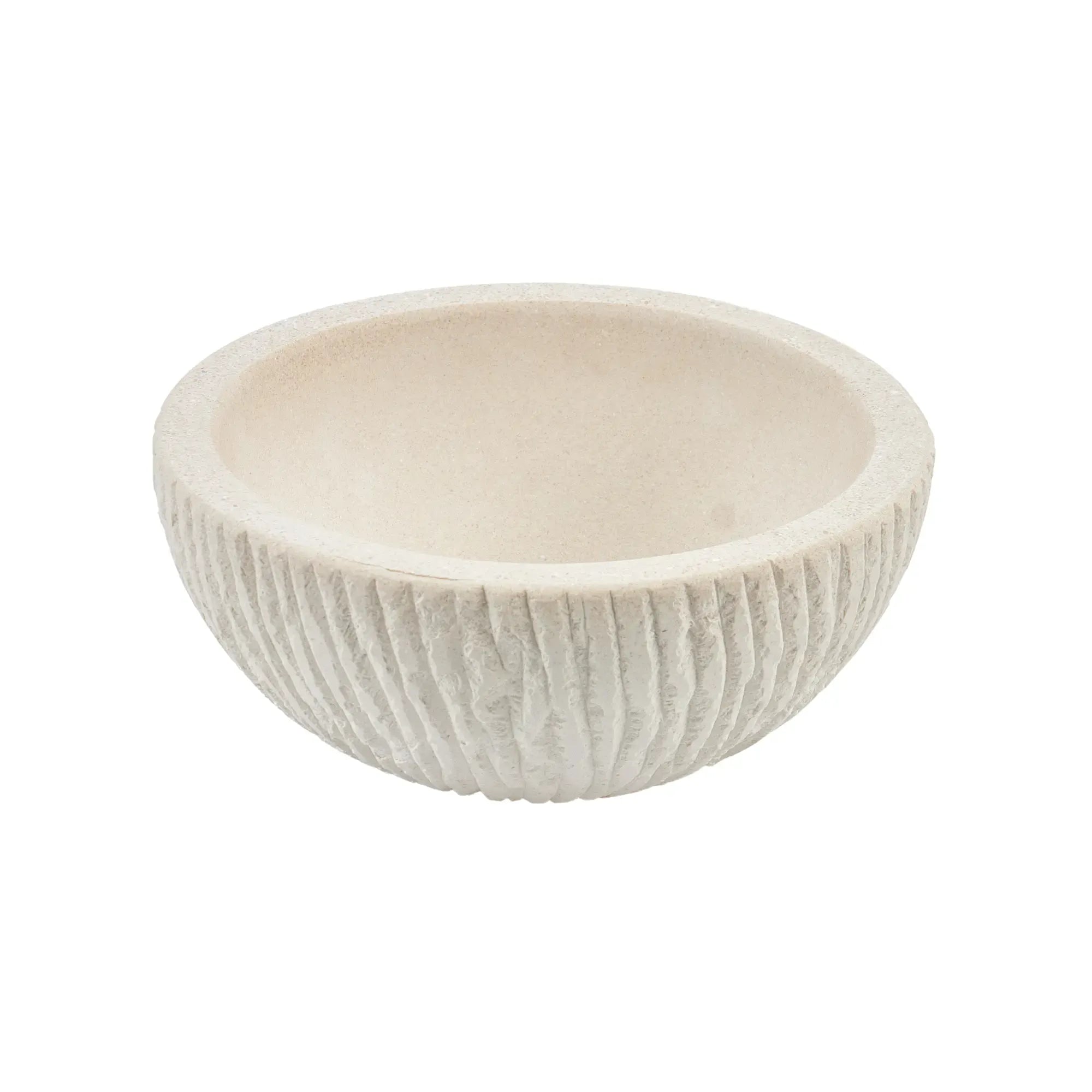 Servierschale - Relief Design 20cm - Schöne runde Obstschale Afina