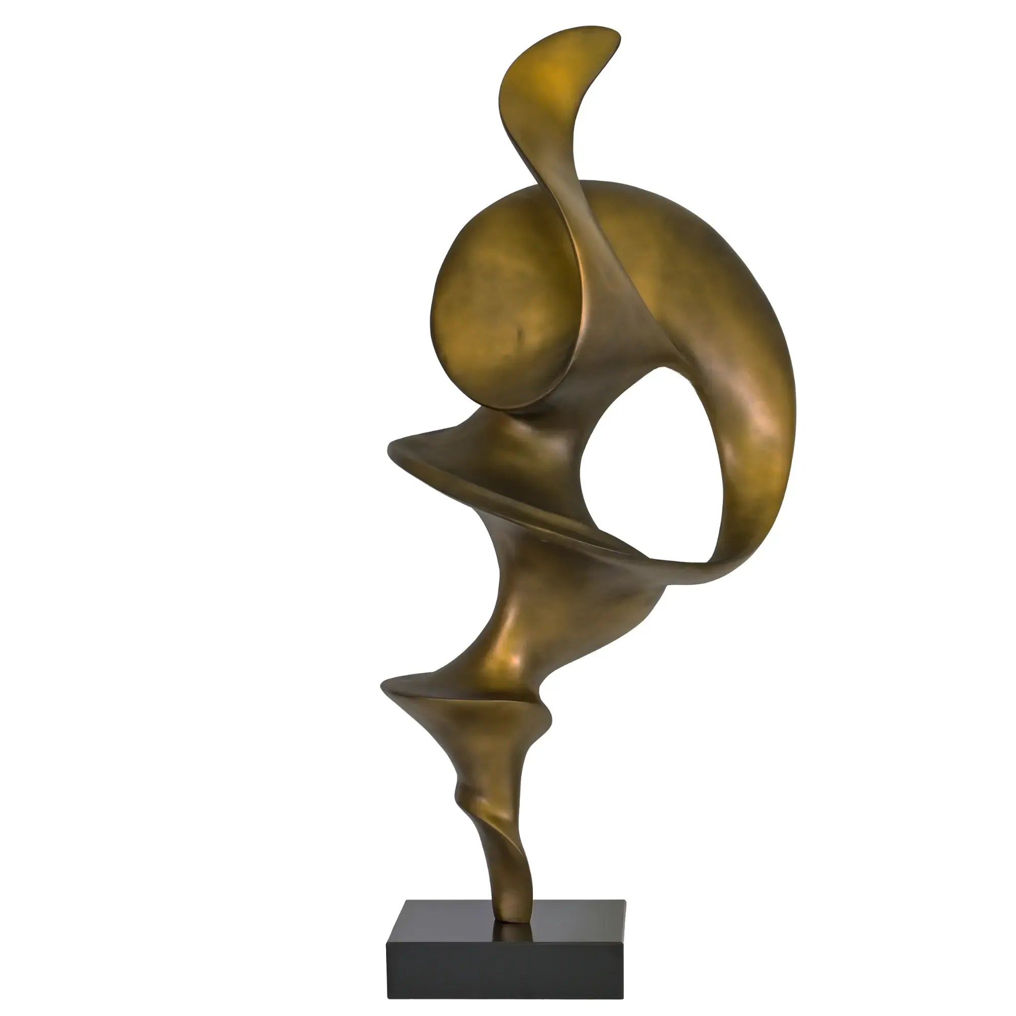 Dekoskulptur - Abstraktes Designer Objekt - Skulptur Moderne Wellen-Spirale Ondula Aeterna Default Title