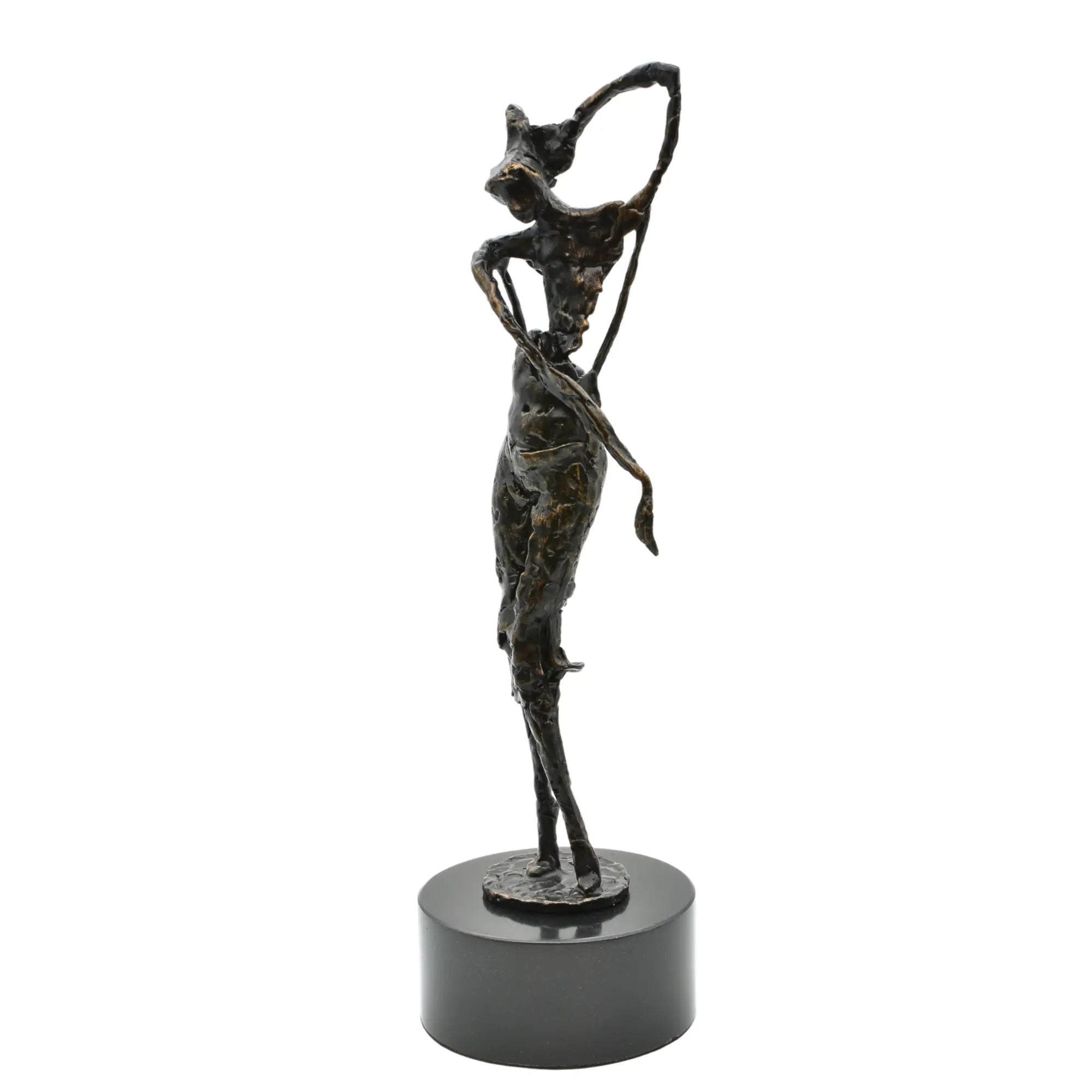 Dekofigur - Skulptur Elegante Tanzsilhouette auf Marmor – Femme Élan Default Title