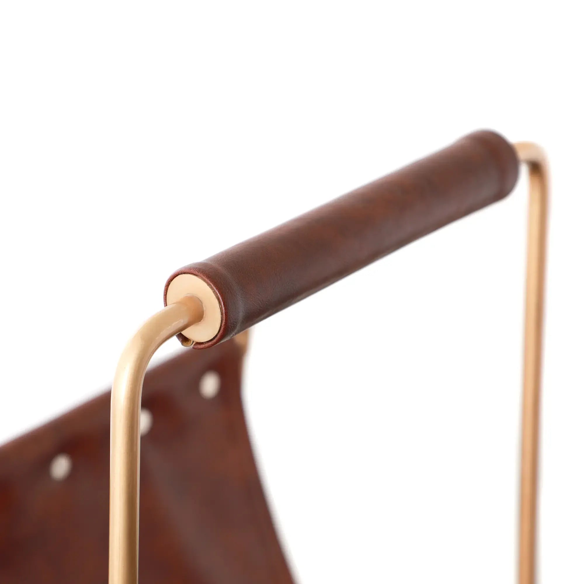 Zeitungsständer - aus Echtleder - Magazin-, Buch- und Zeitschriftenhalter Eterno