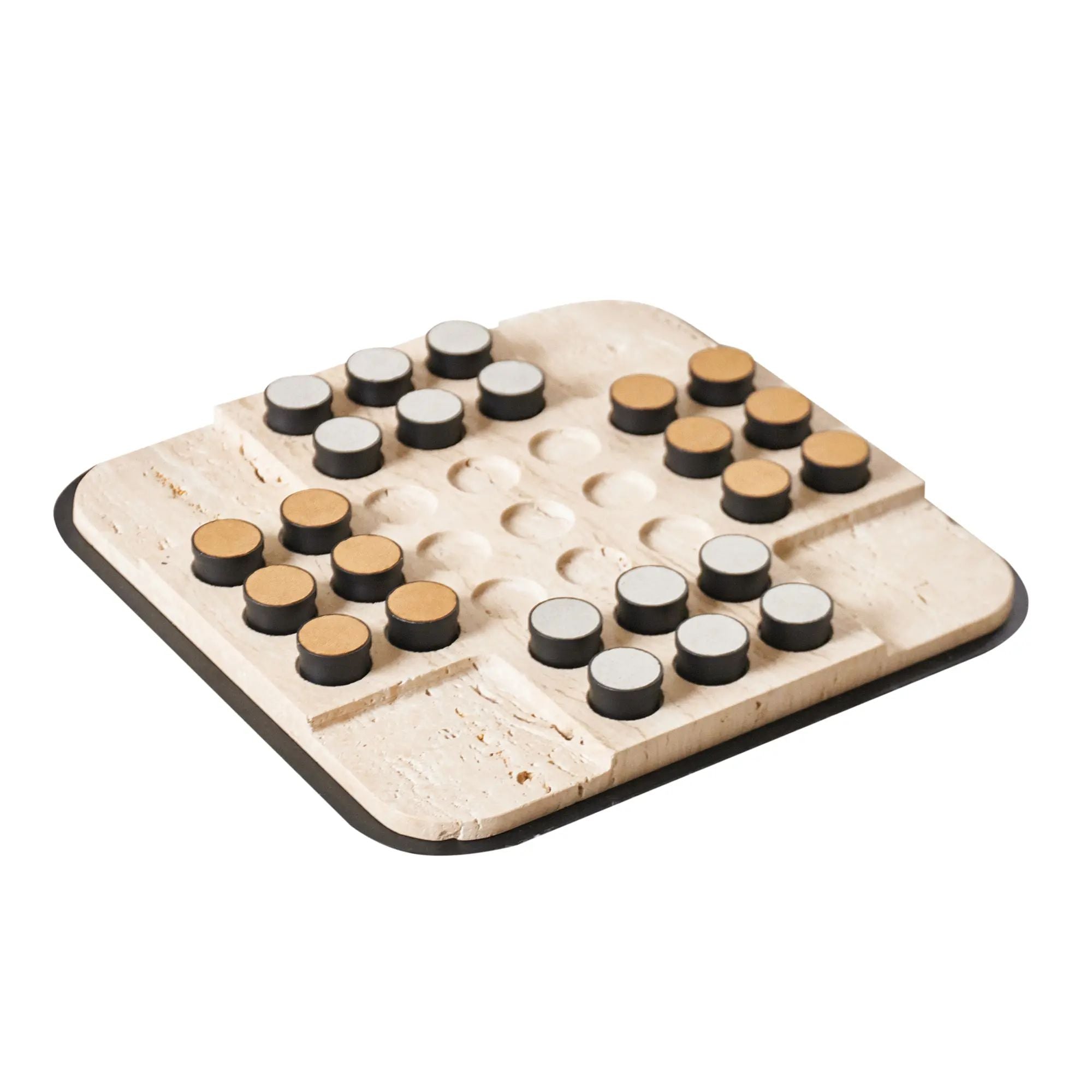 Tischspiel - Solitär-Spiel - Luxus Tic-Tac-Toe Brettspiel Ludus Magnus Default Title