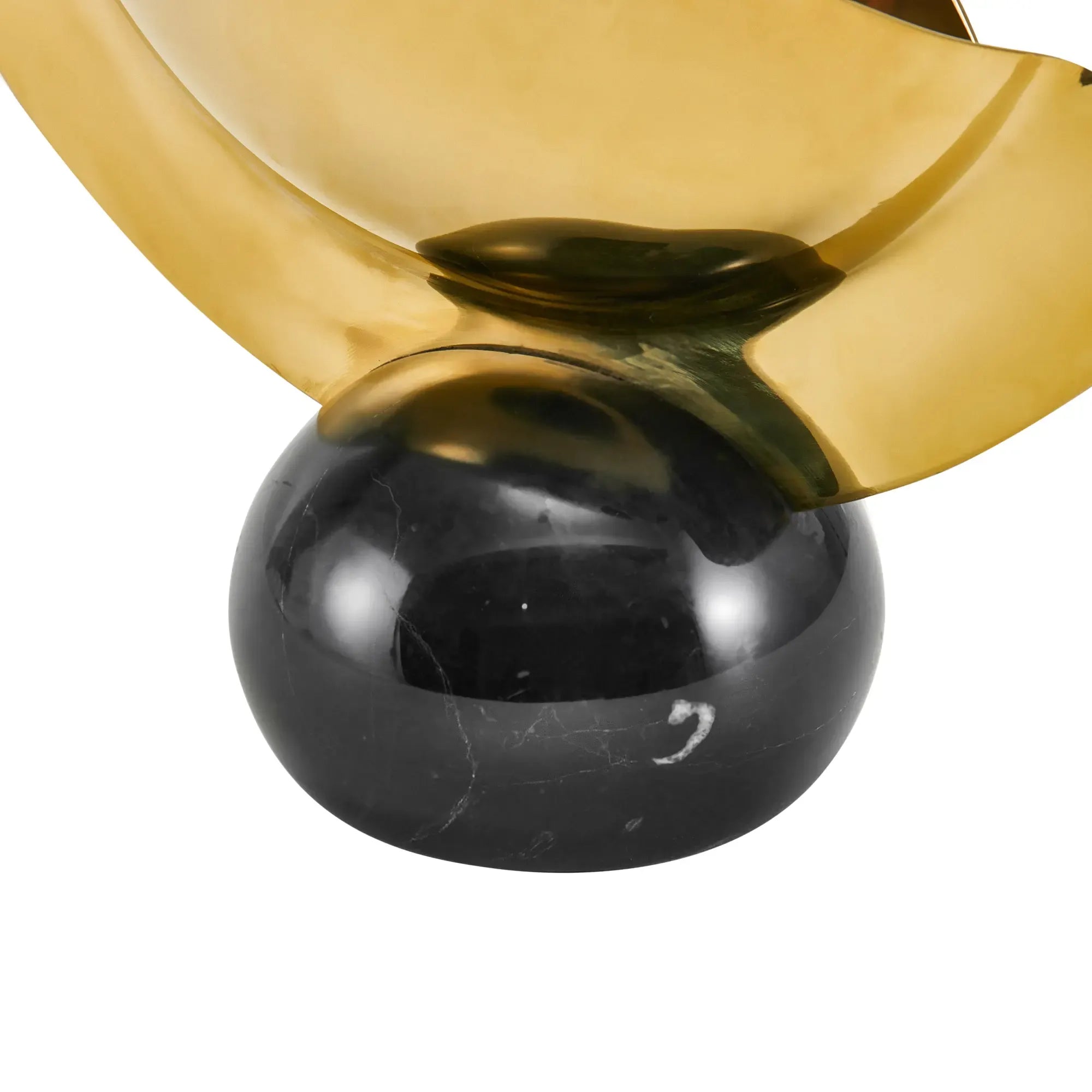 Dekoschale - Tafelaufsatz - Dekoschale auf Marmor Tischvase auf Marmor Mezzaluna Default Title