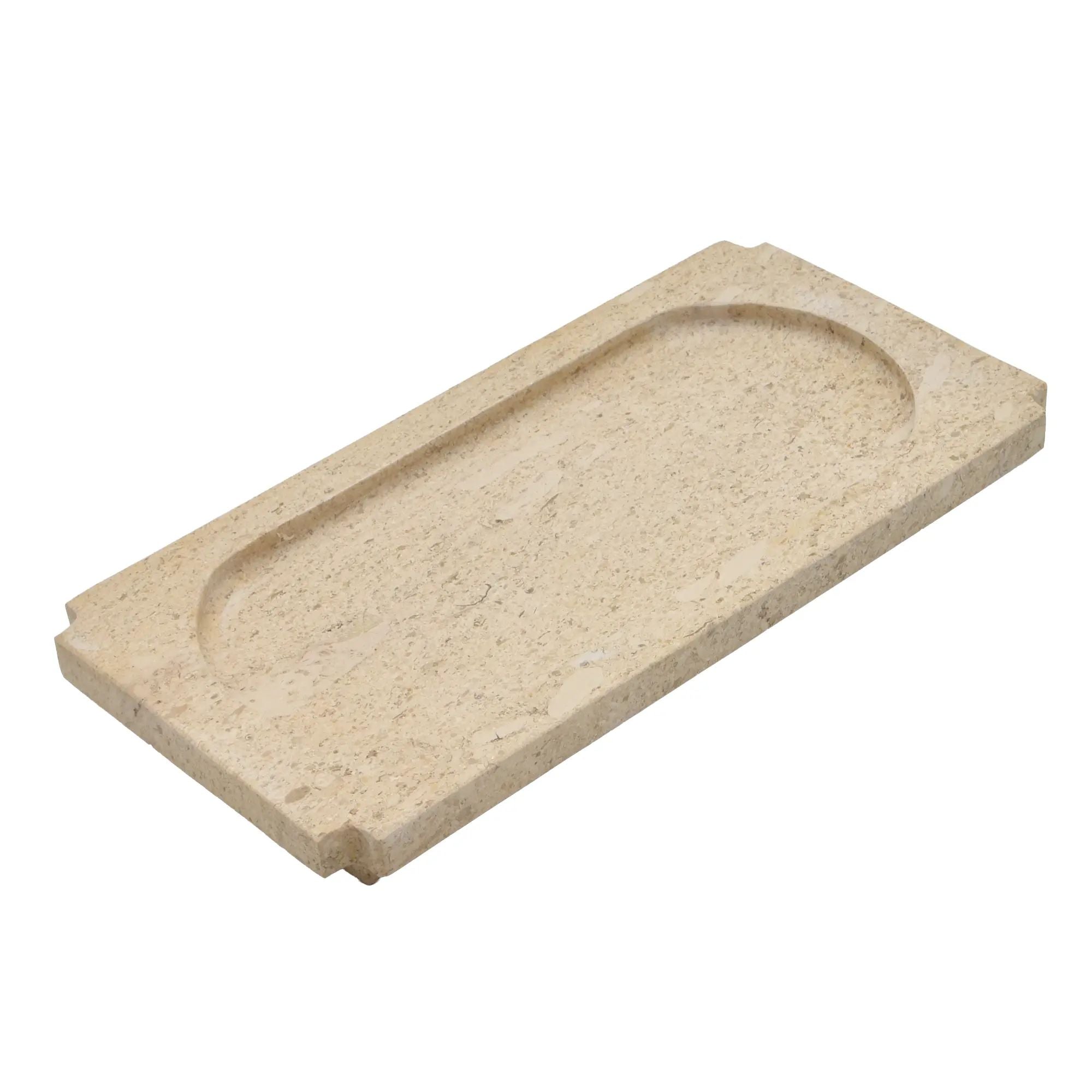 Marmortablett - rechteckig - Deko-Tablett Marmorplatte Rona Default Title