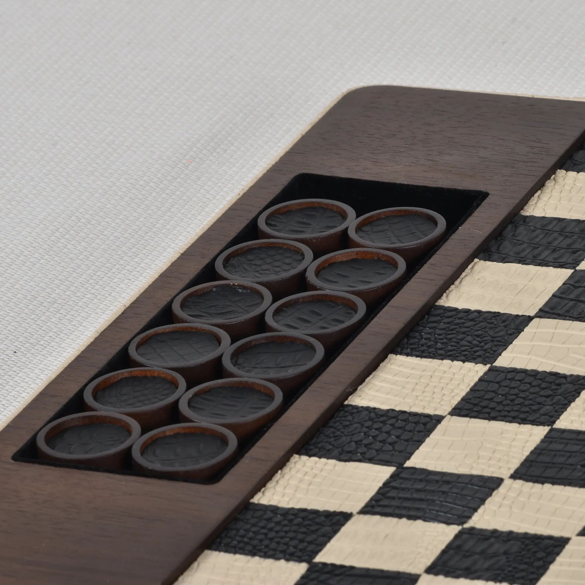 Damespiel - Checkers Brettspiel - Exklusives Strategiespiel Elegance Checkers Damespiel Default Title