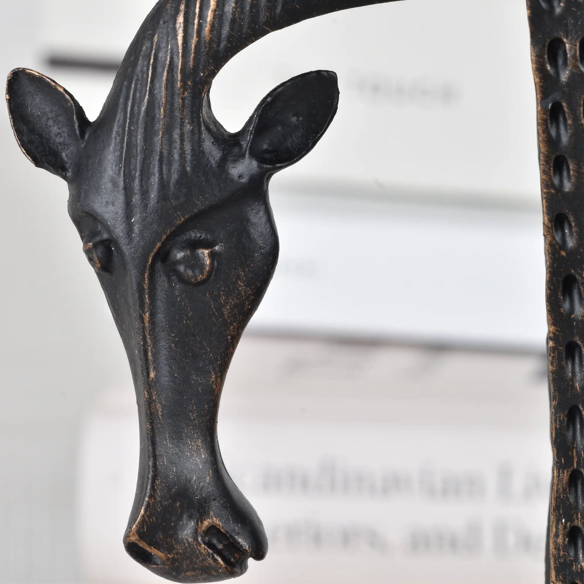 Tierfigur - gusseisenoptik - Metallskulptur Kuh Abstraktes Deko-Objekt Mucca Default Title