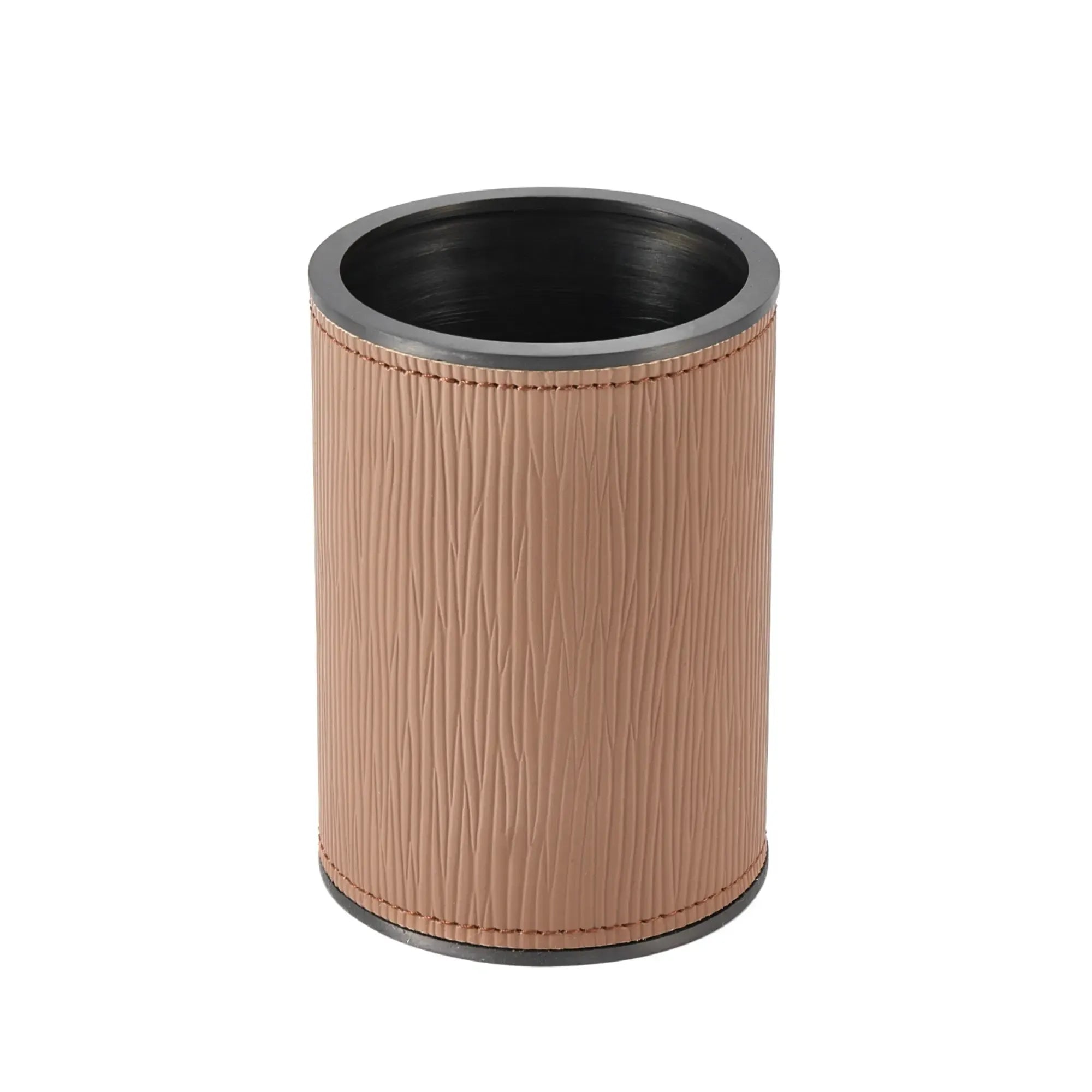 Baddeko-Set - aus 4 Teilen - Luxus Feinleder Badset Seifenspender Eleganza Bath Default Title