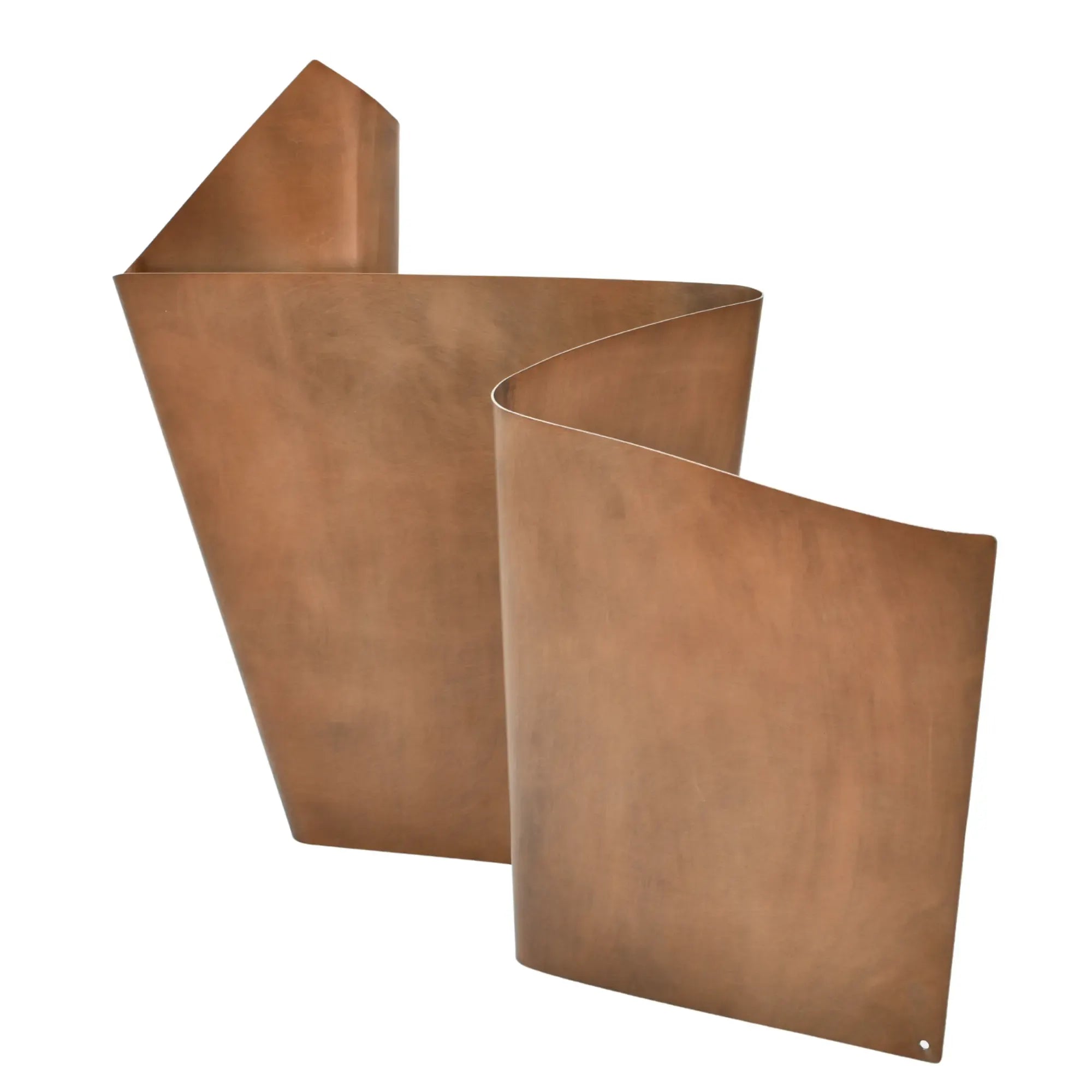 Dekoobjekt - Großformatige Skulptur Wellengeformtes Designobjekt Aera Bronzea Default Title