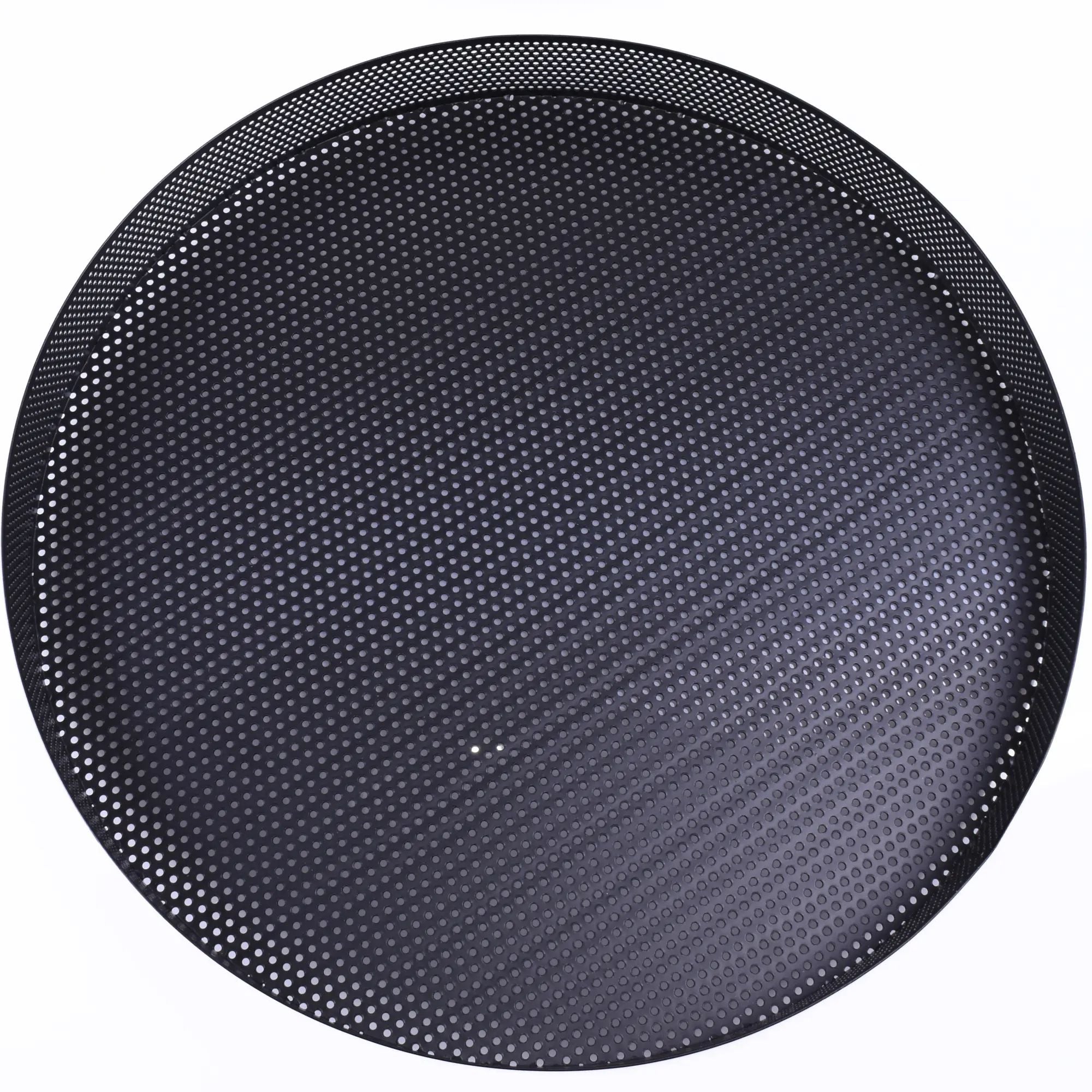 Serviertablett - rund 35cm - Kleines Dekotablett Marmoroptik Tablett Terra Mesh Default Title