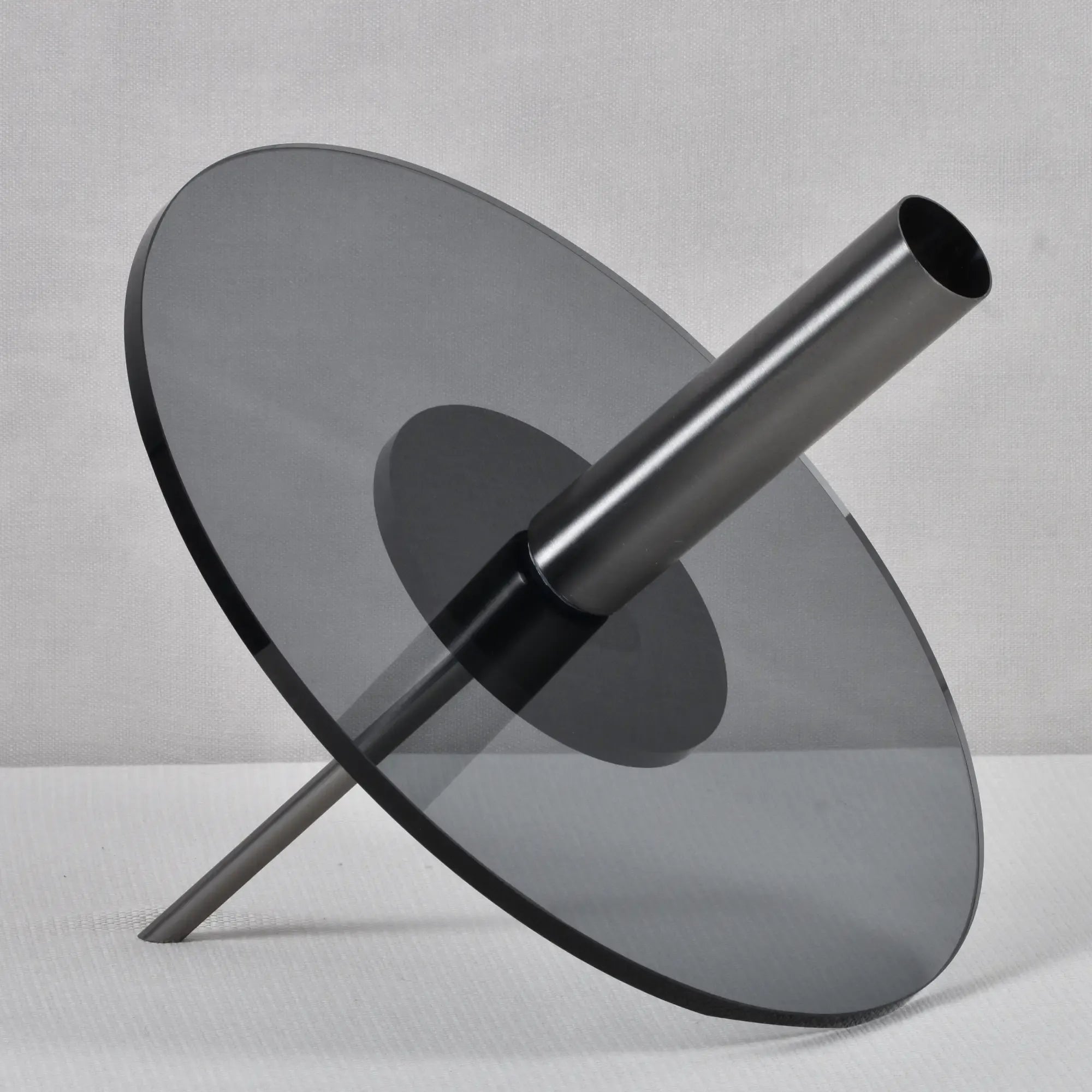 Dekovase - Moderne Design Vase mit Metallständer - Kreiselvaso Giro Default Title