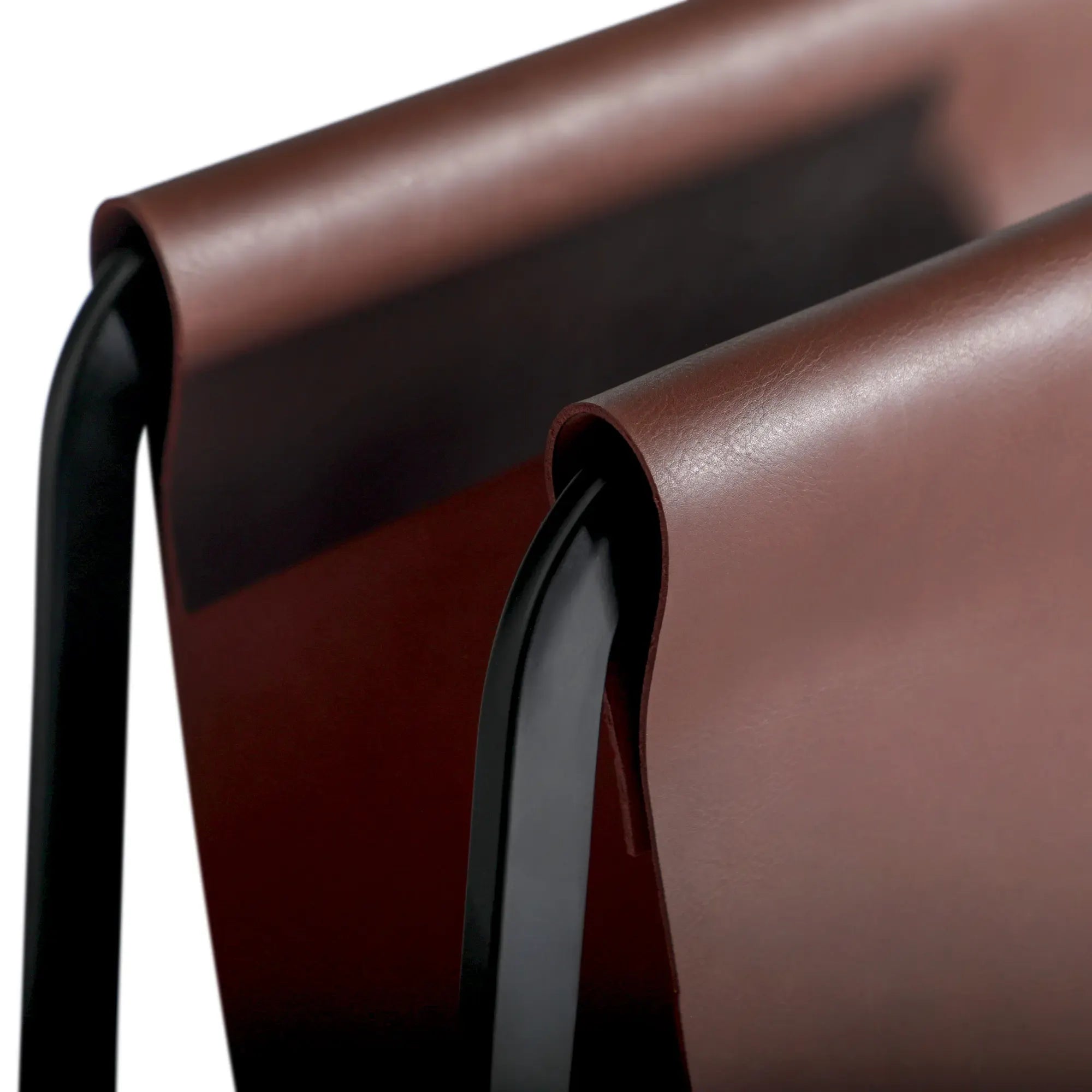 Zeitungsständer - Freistehend - Moderner Zeitschriftenhalter LireLux Weinrot