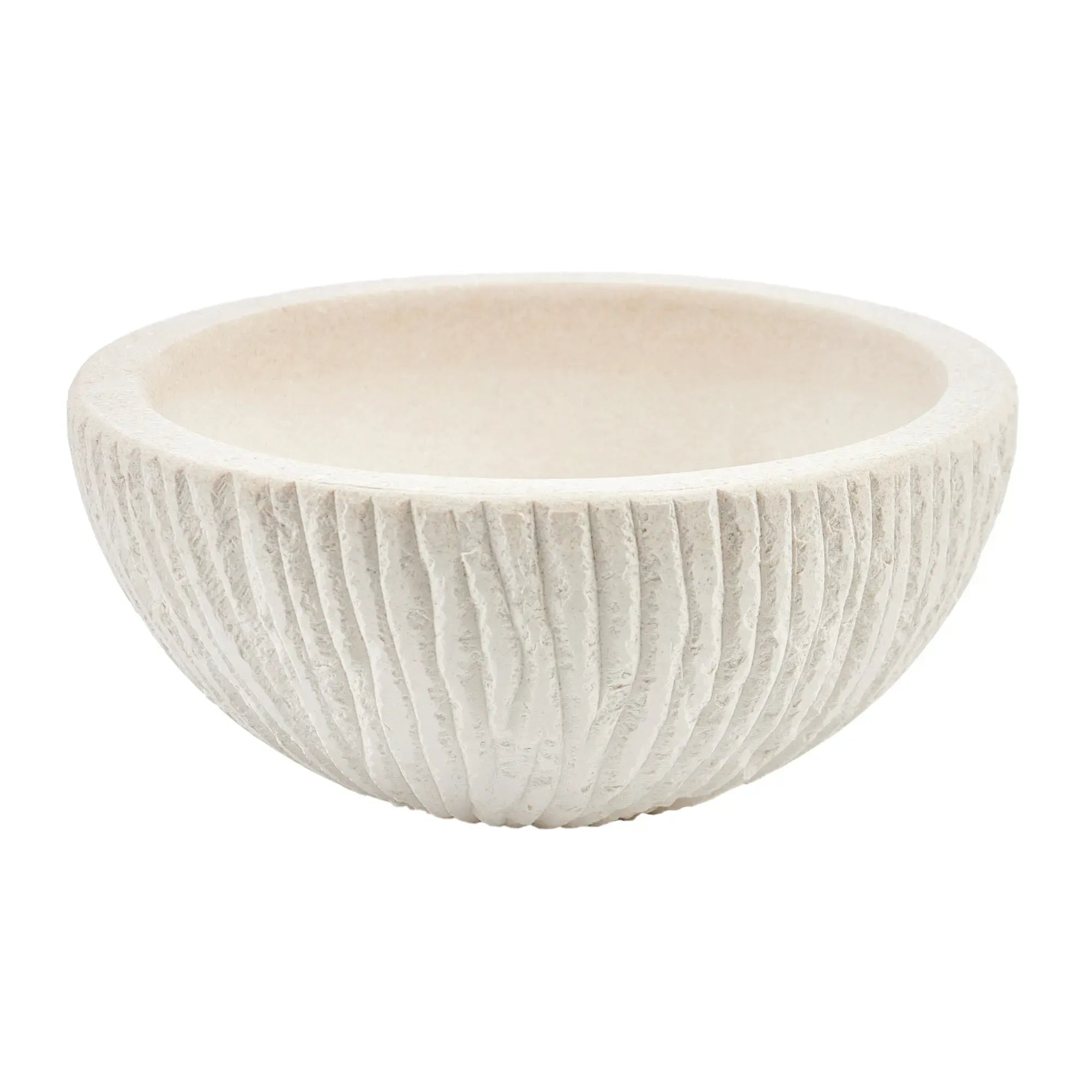 Servierschale - Relief Design 20cm - Schöne runde Obstschale Afina