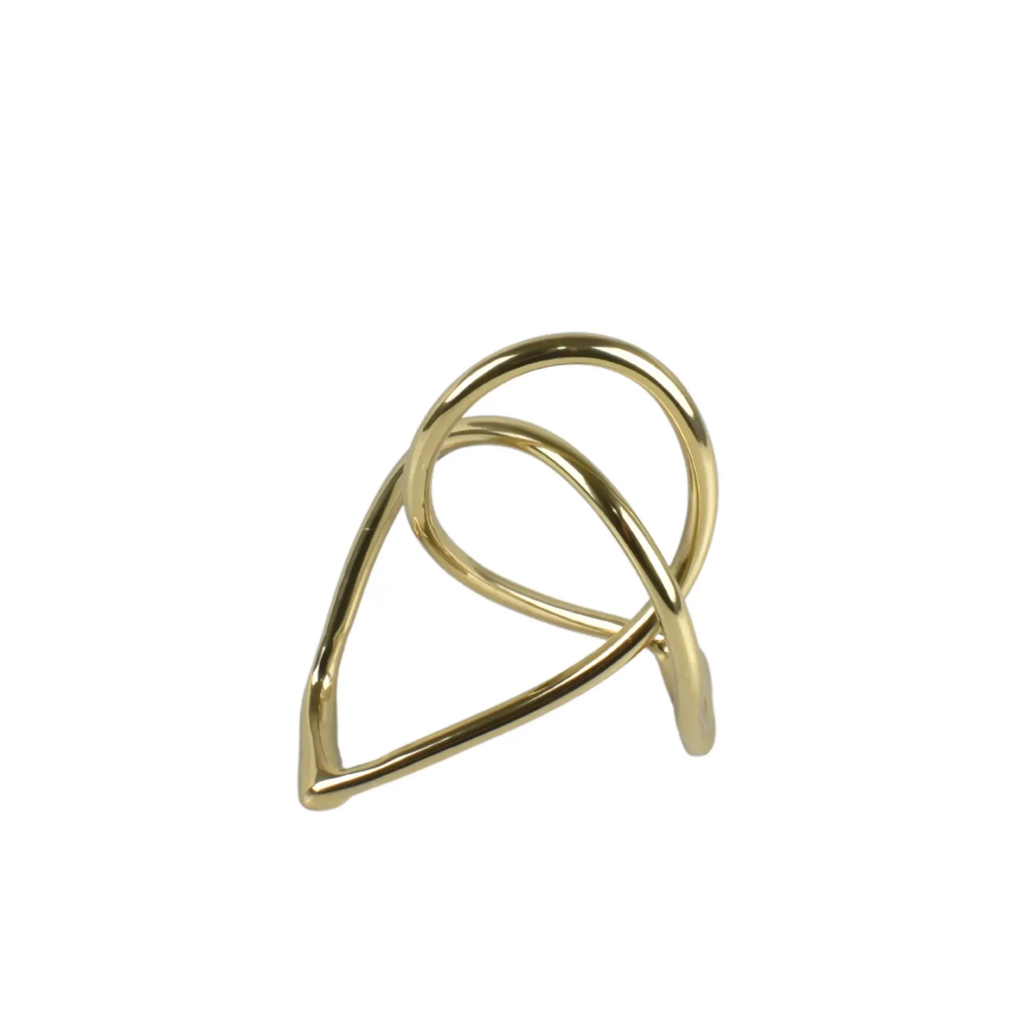 Dekoobjekt - Goldfarben - Knoten Deko-Objekt Tischdekoration Modern Golden Flow Default Title